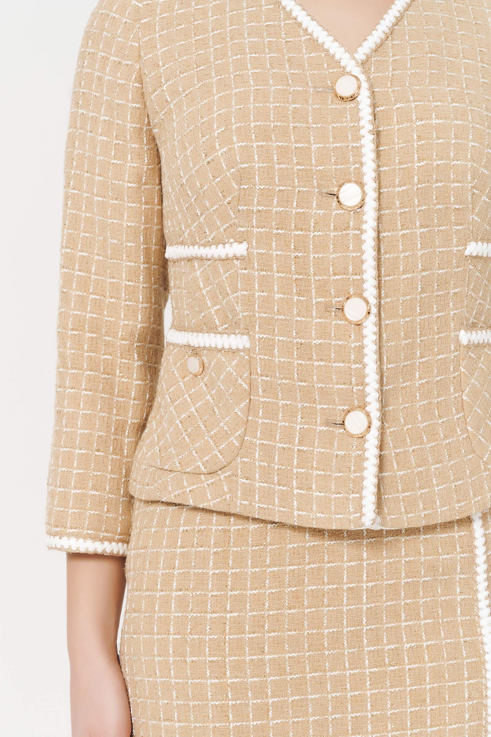 Жакет с люрексом Бренд Caterina Leman