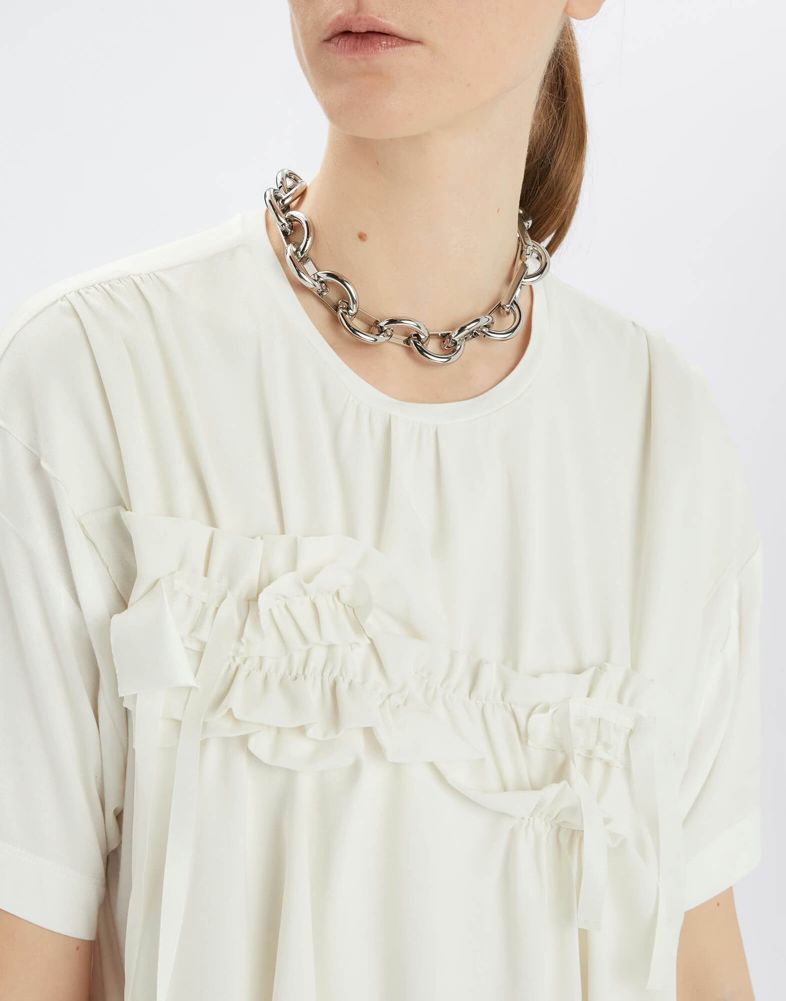 Футболка с оборками Бренд High