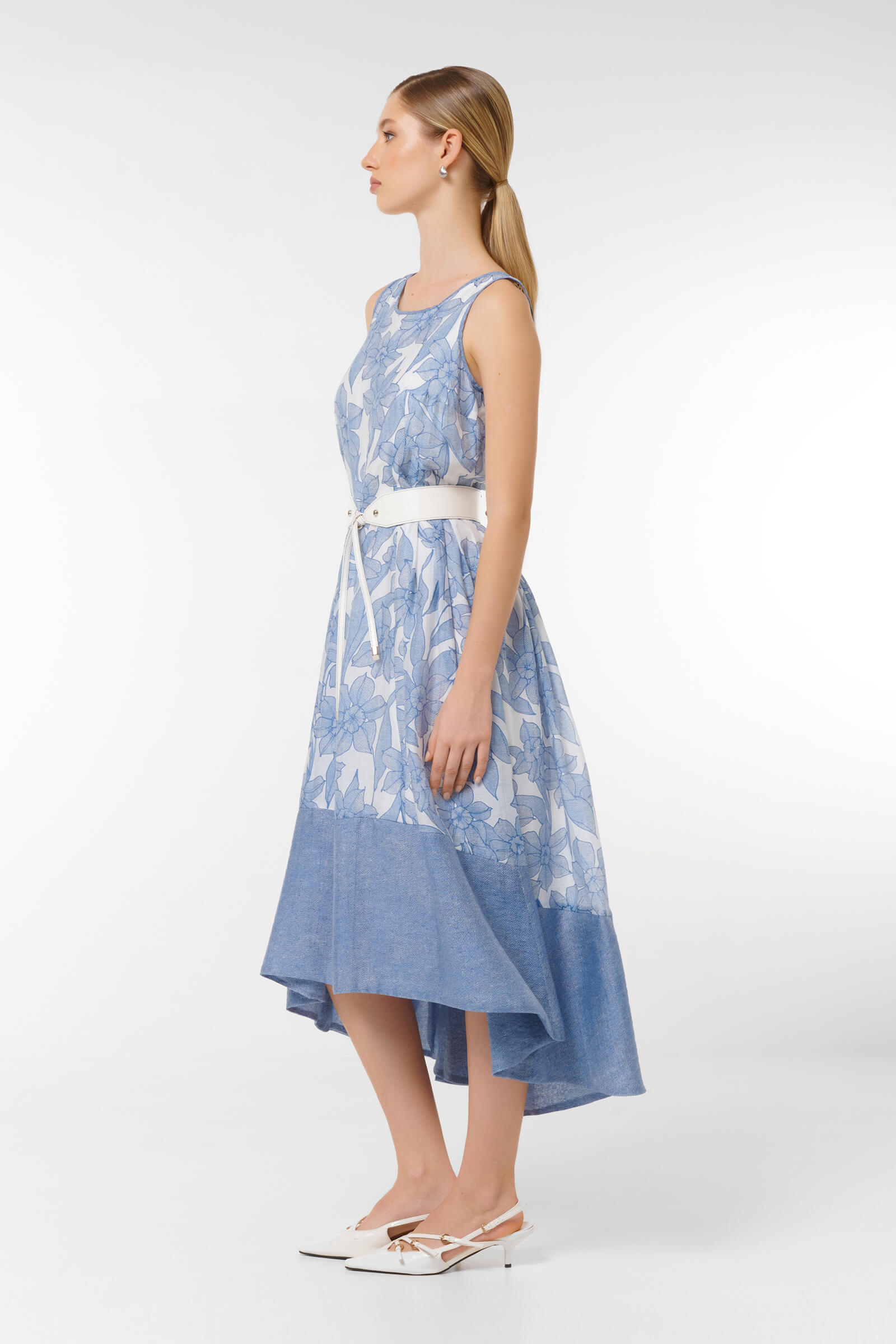 Платье с цветочным принтом Бренд Caterina Leman