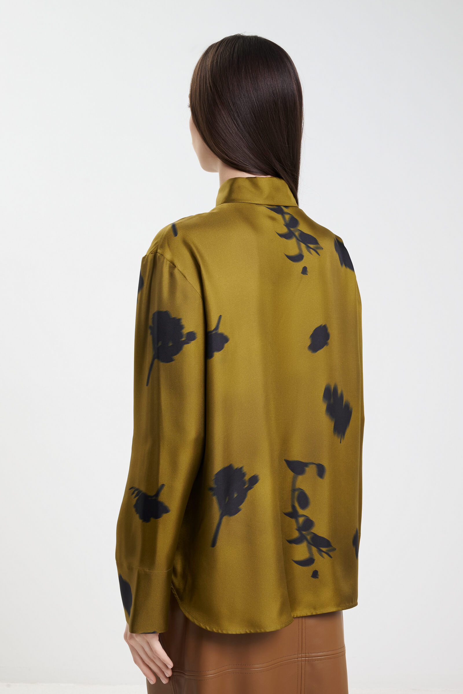 Шелковая рубашка Бренд MM