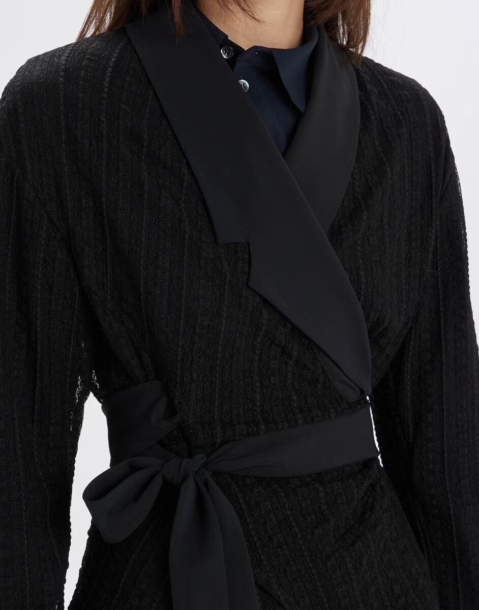 Рубашка из эластичного кружева Бренд High