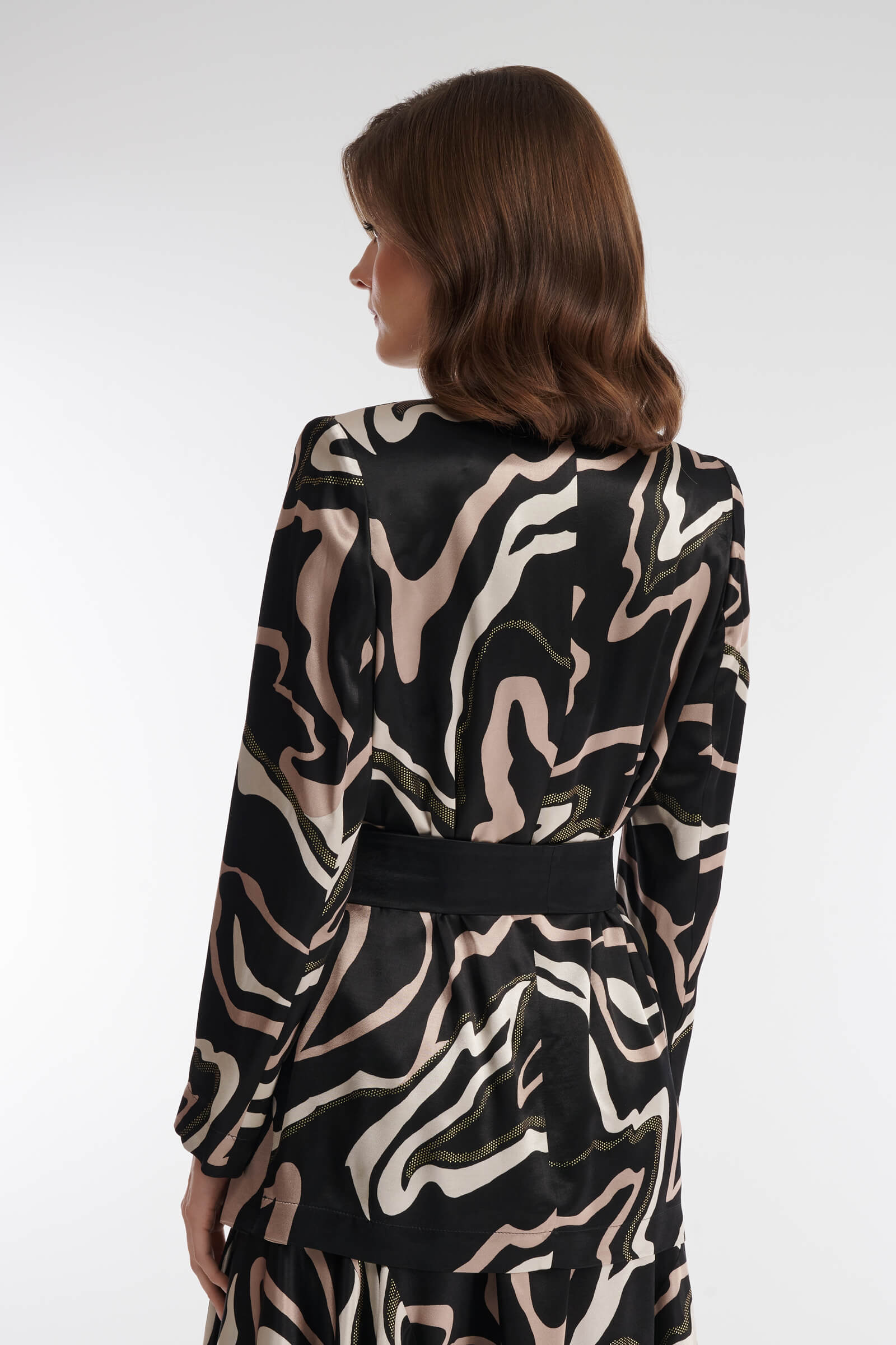 Жакет с абстрактным принтом Бренд Caterina Leman