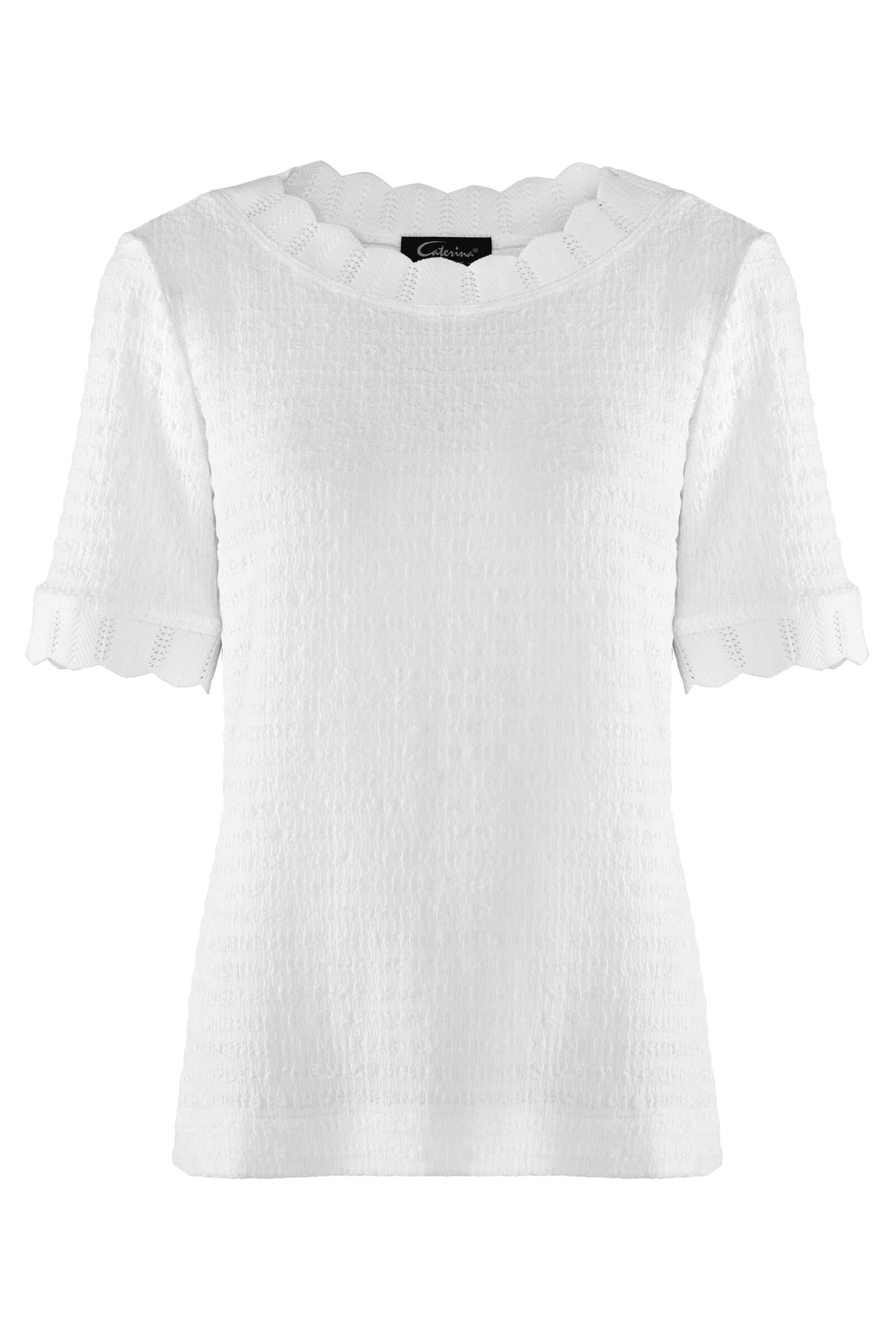 Блузка с ажурной окантовкой Бренд Caterina Leman