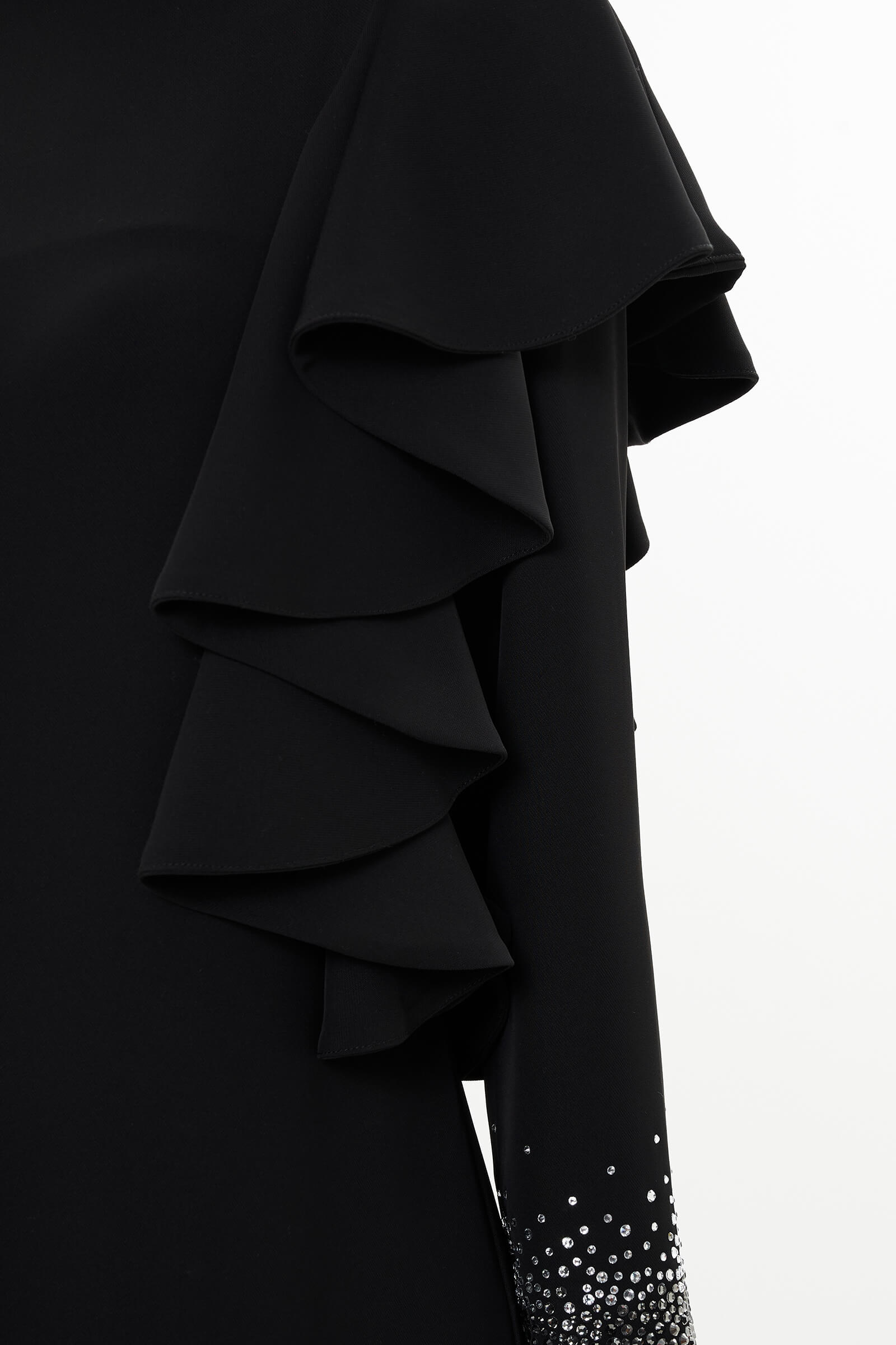 Платье с воланом и стразами Бренд Daniela Drei