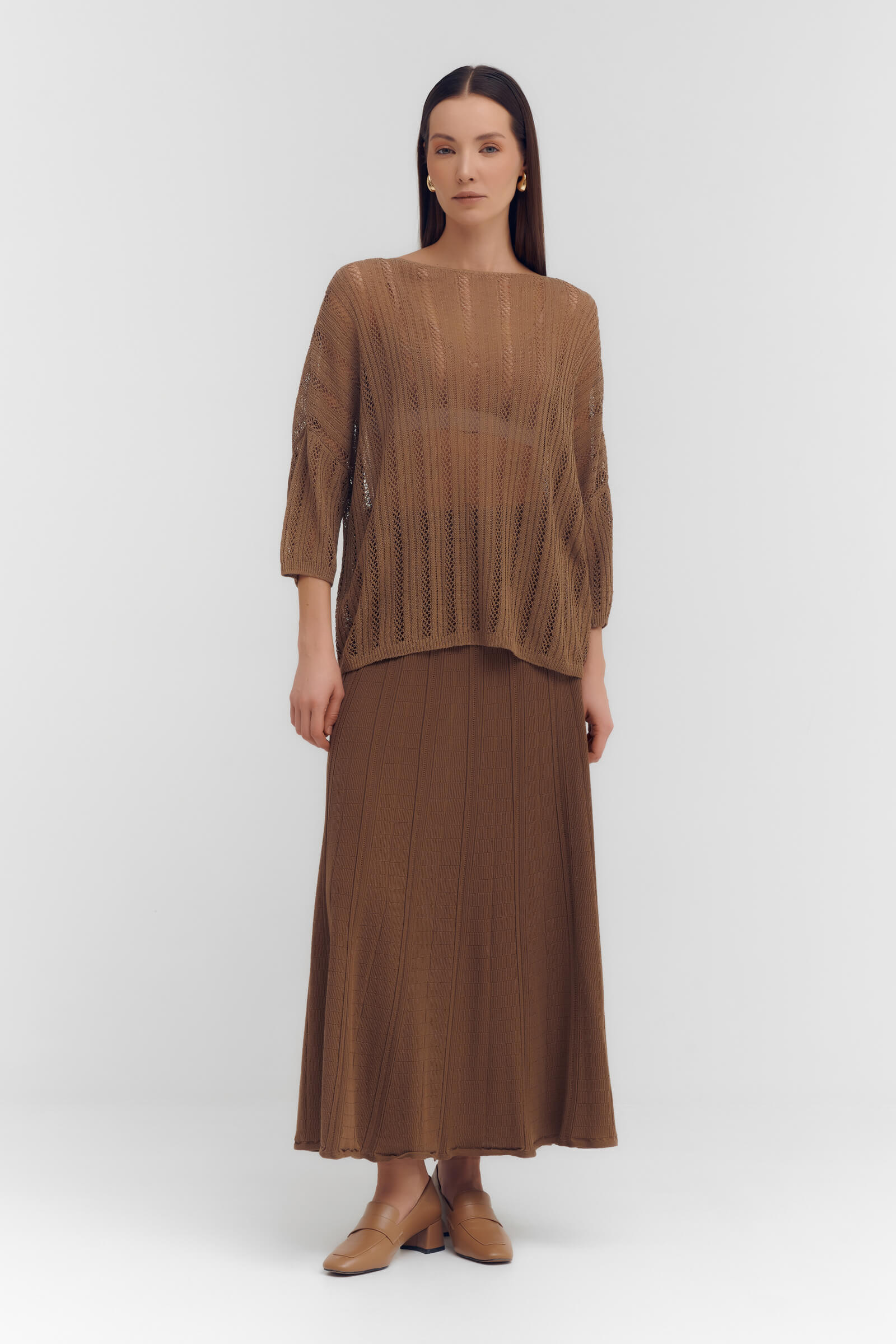 Джемпер свободного кроя Бренд Sarah Pacini