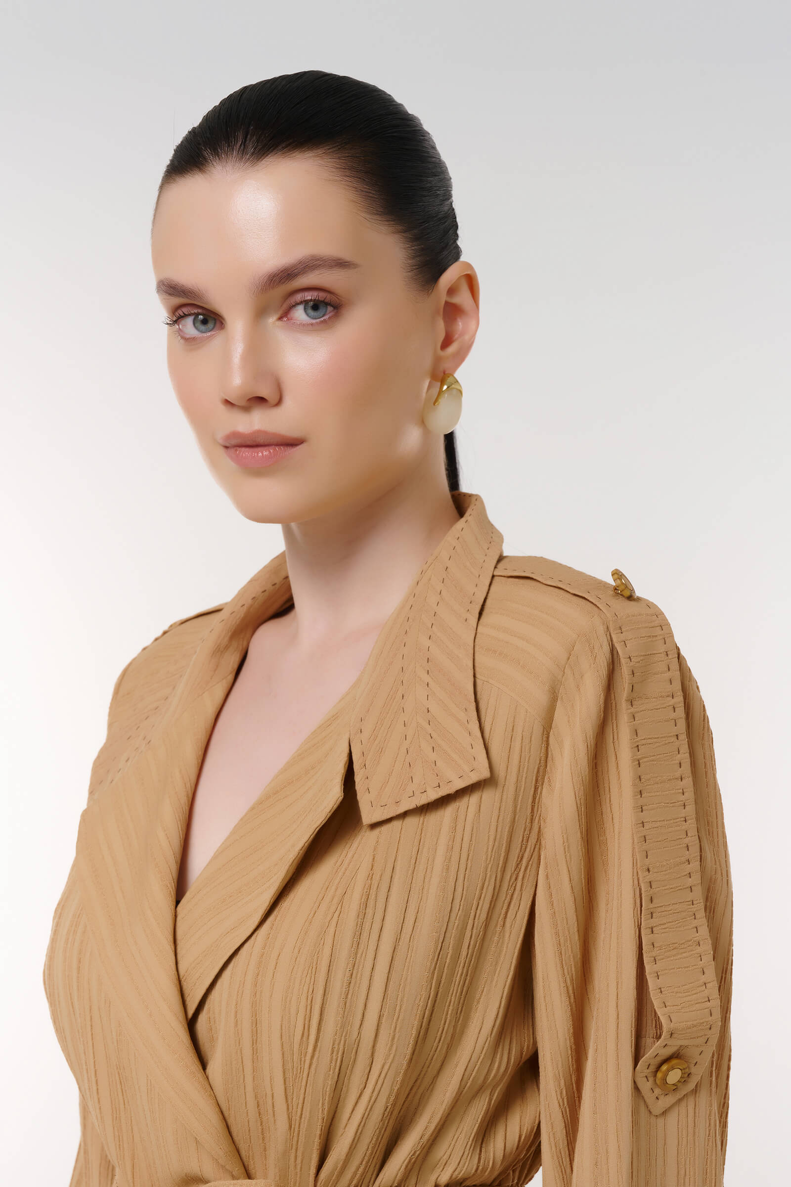 Жакет из фактурного материала Бренд Caterina Leman