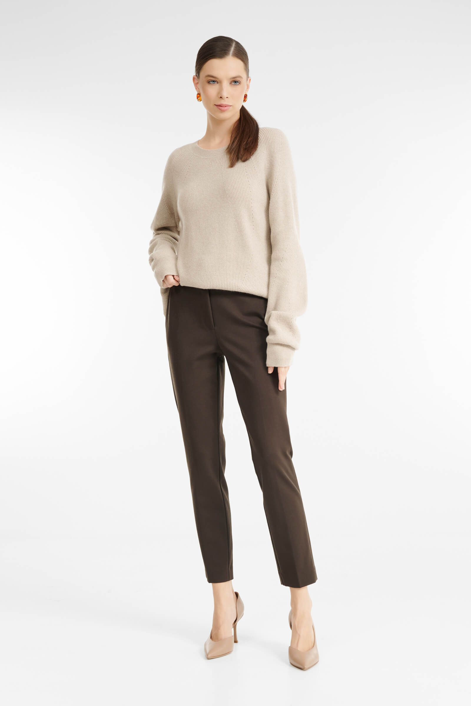 Зауженные брюки длиной 7/8 Бренд Rocco Ragni