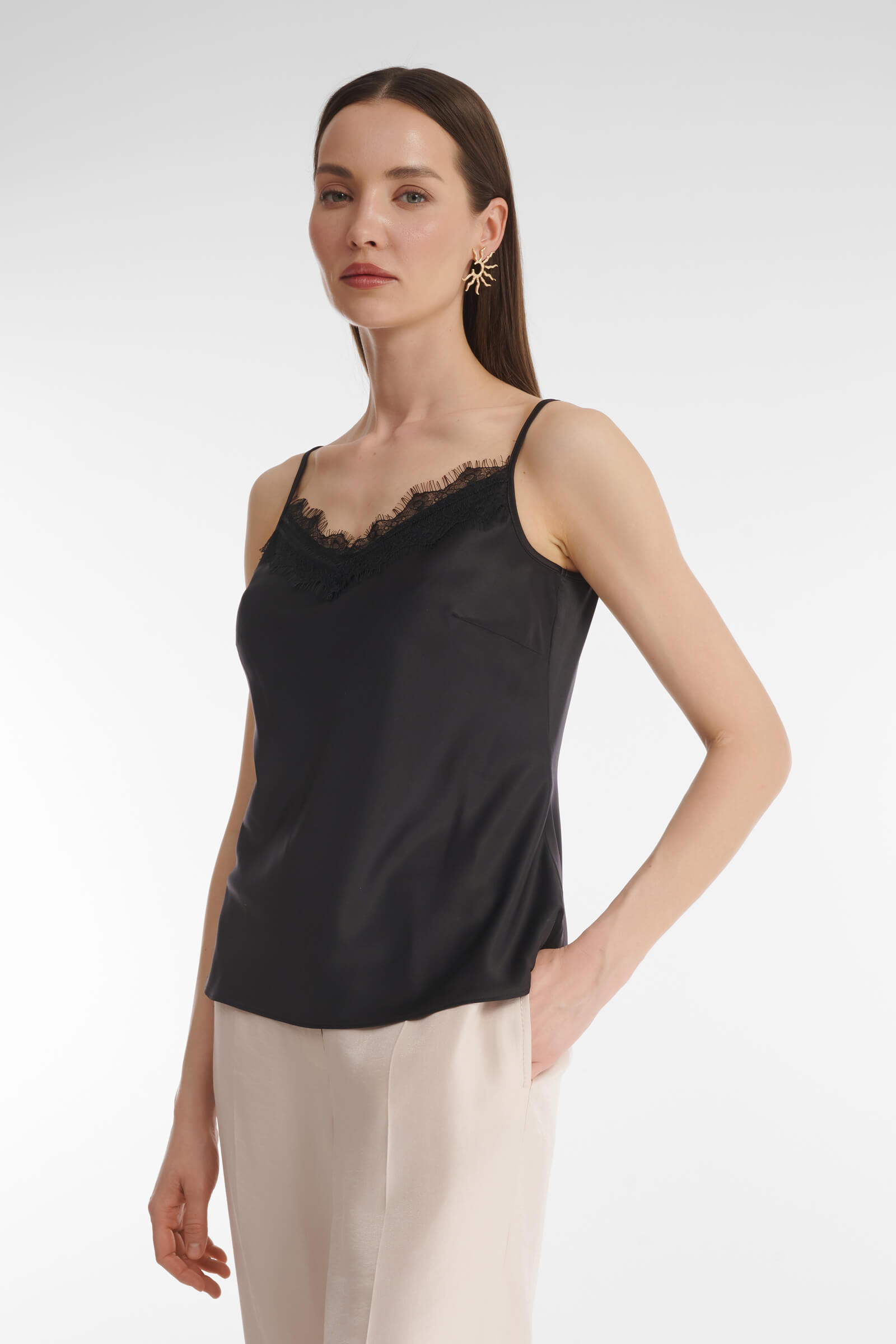 Топ с V-образным вырезом Бренд Caterina Leman