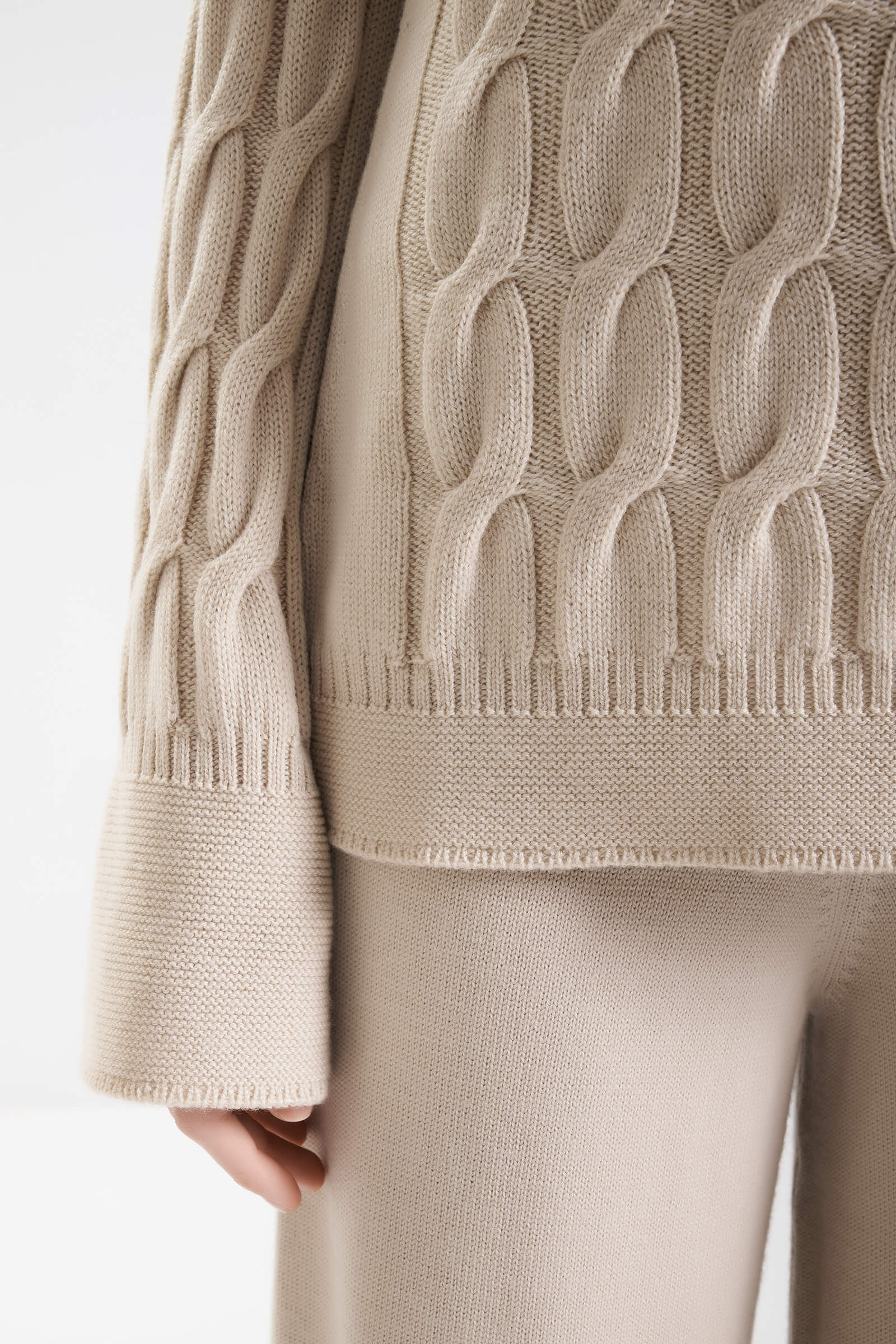 Фактурный джемпер из 100% шерсти Бренд MM