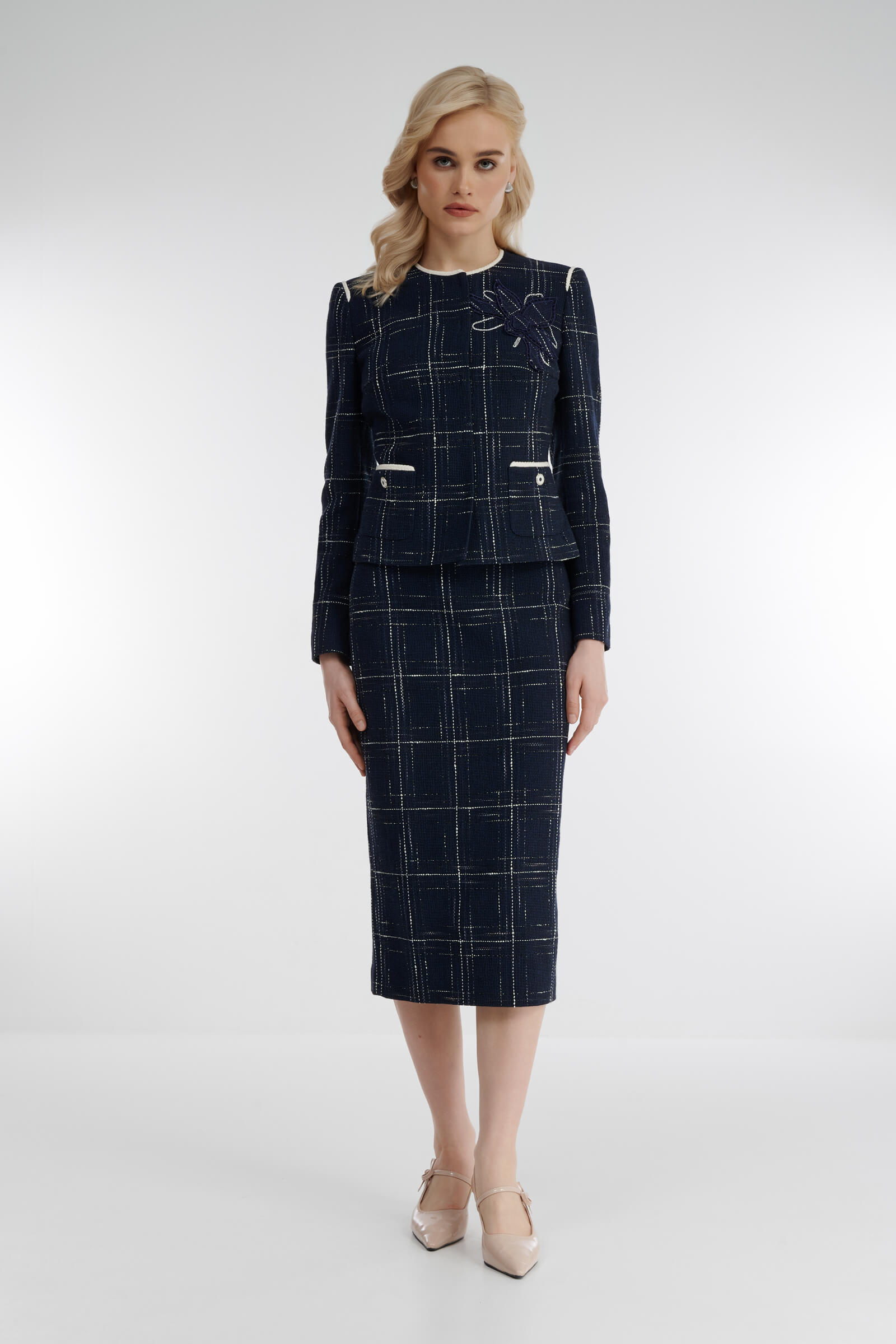 Прямая юбка мидакси Бренд Caterina Leman