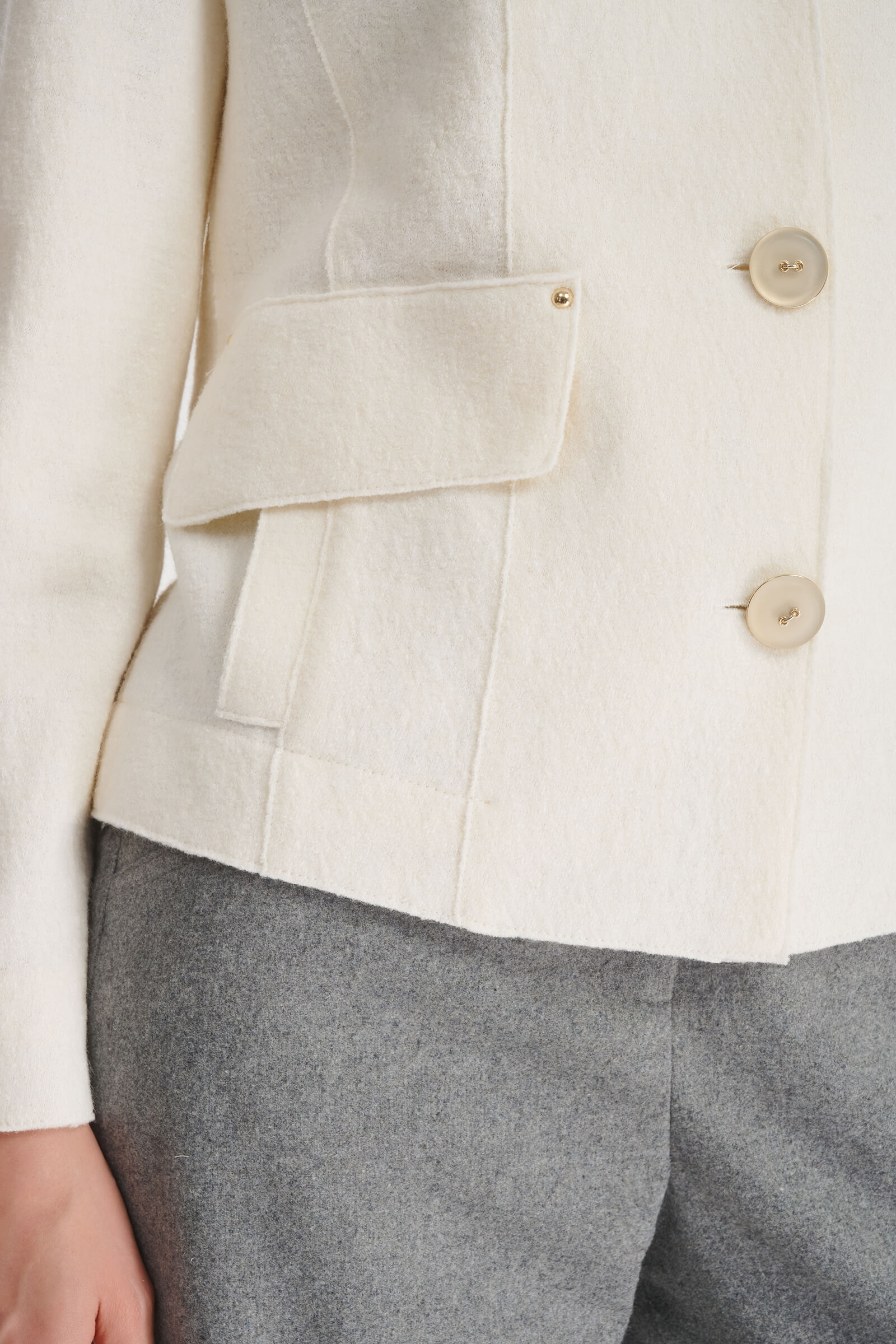 Жакет из смесовой шерсти Бренд Caterina Leman