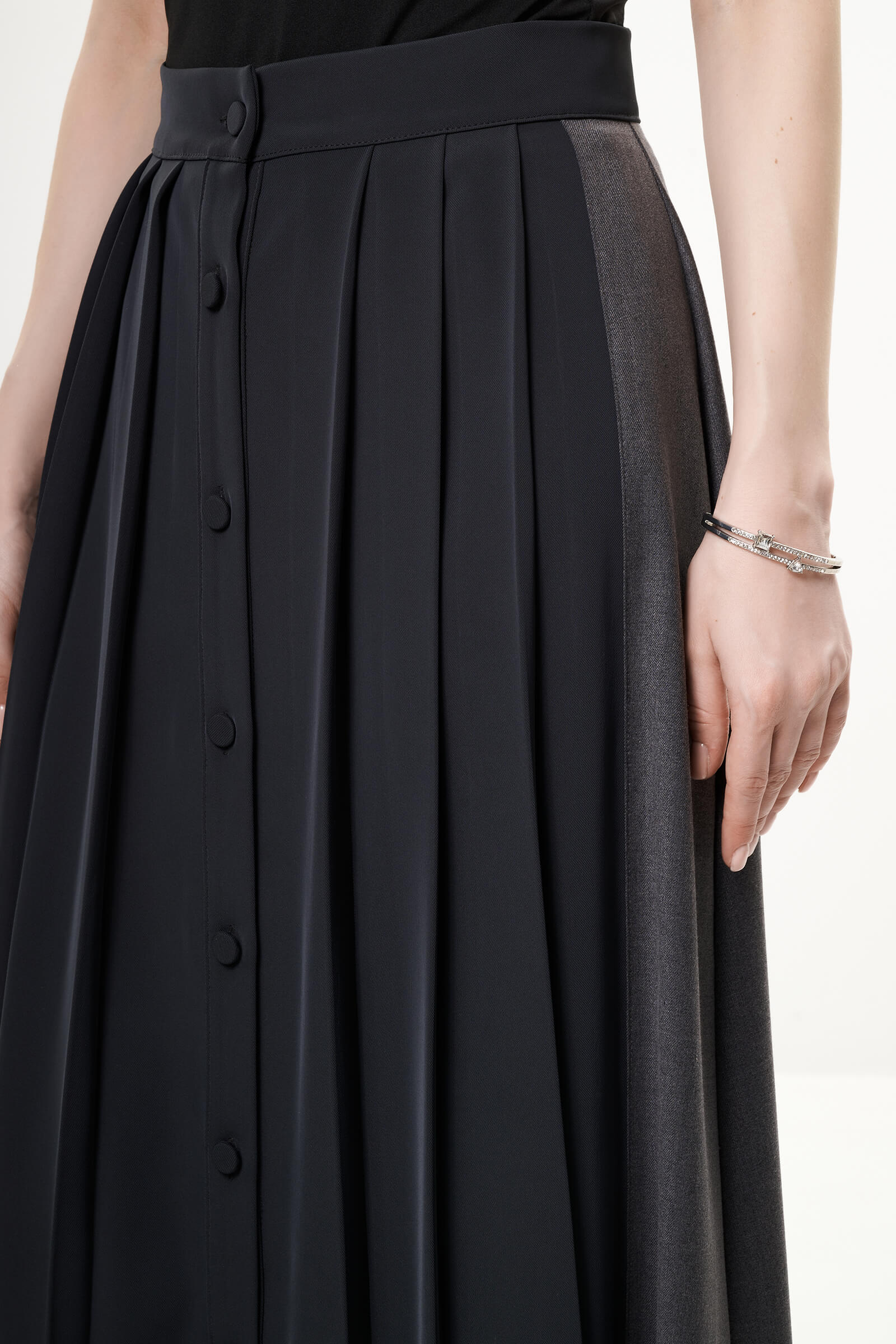 Юбка мидакси в складку Бренд Milva Mi