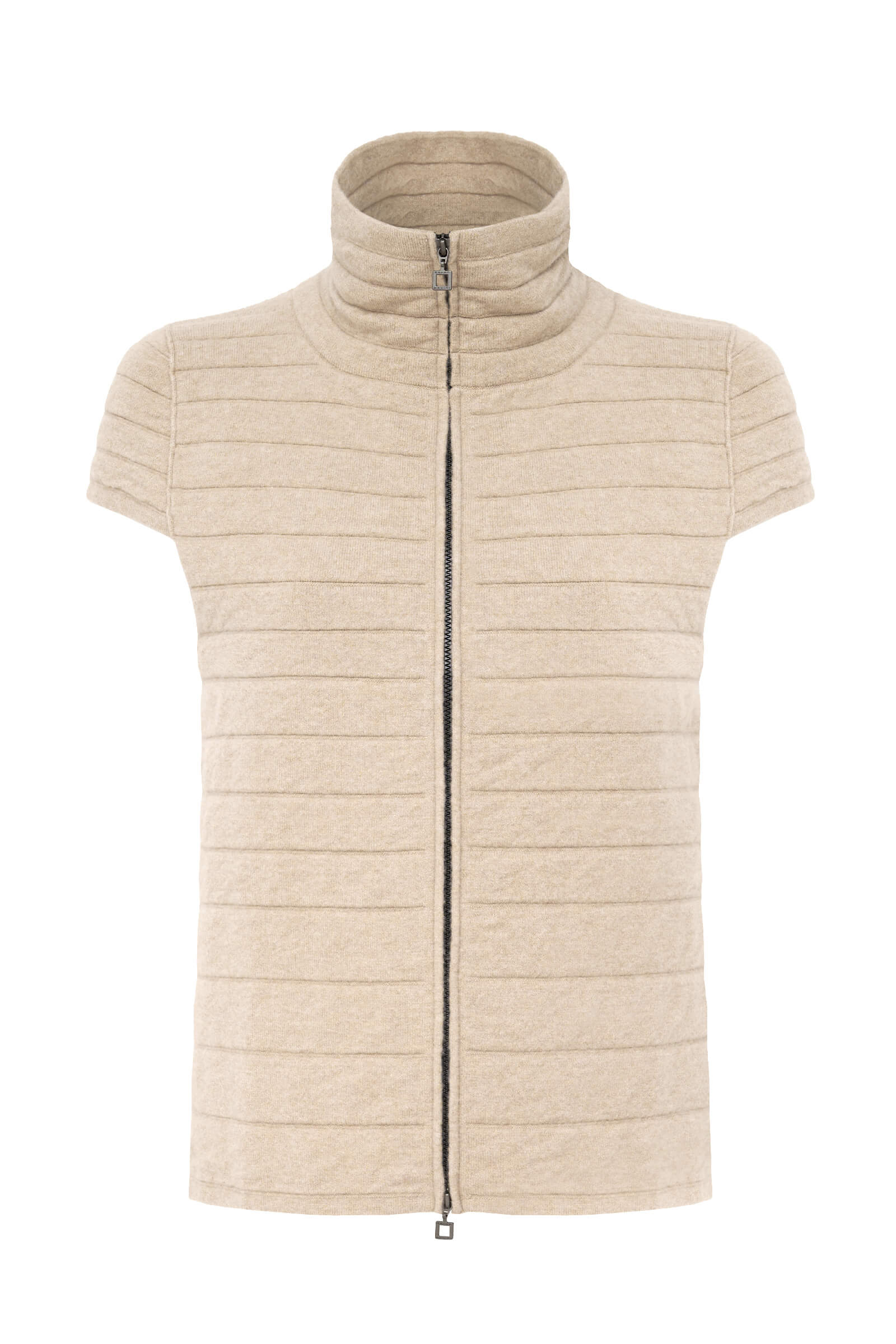 Трикотажный жилет на молнии Бренд Sarah Pacini