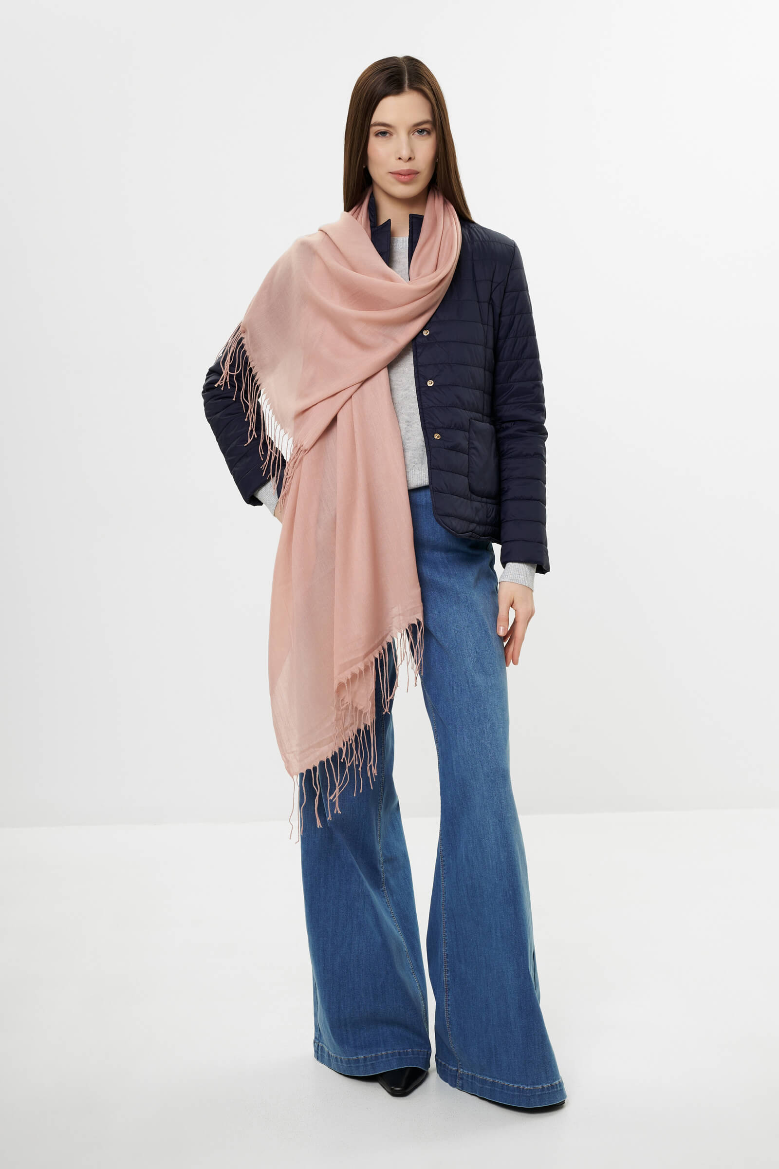 Палантин с бахромой Бренд Diana Gallesi