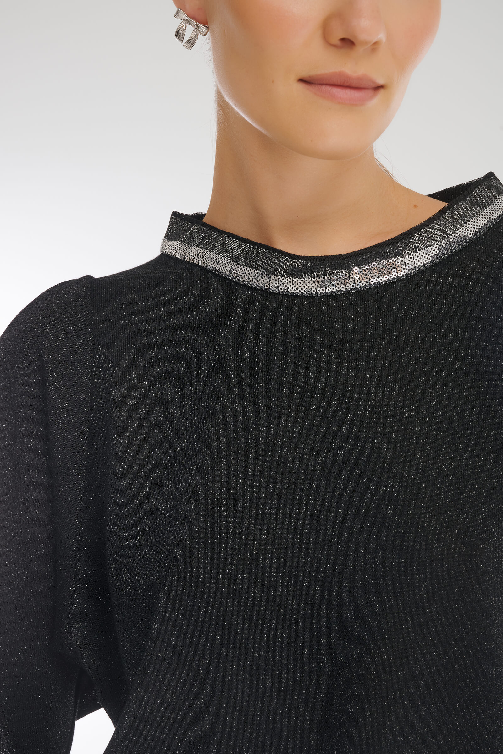 Джемпер с люрексом и пайетками Бренд Caterina Leman