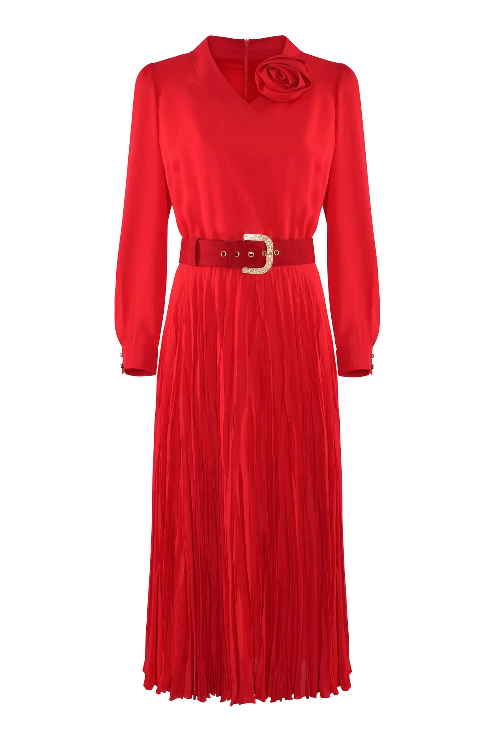 Платье из поливискозы с крэш эффектом Бренд Caterina Leman