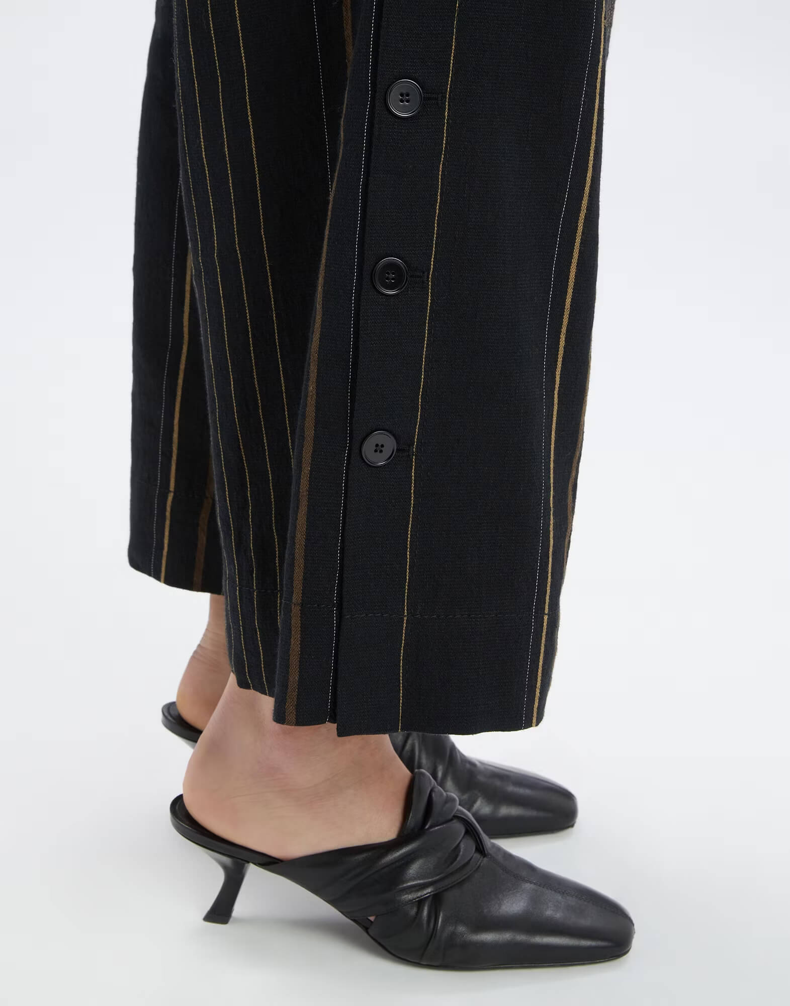 Брюки-кюлоты с защипами Бренд High