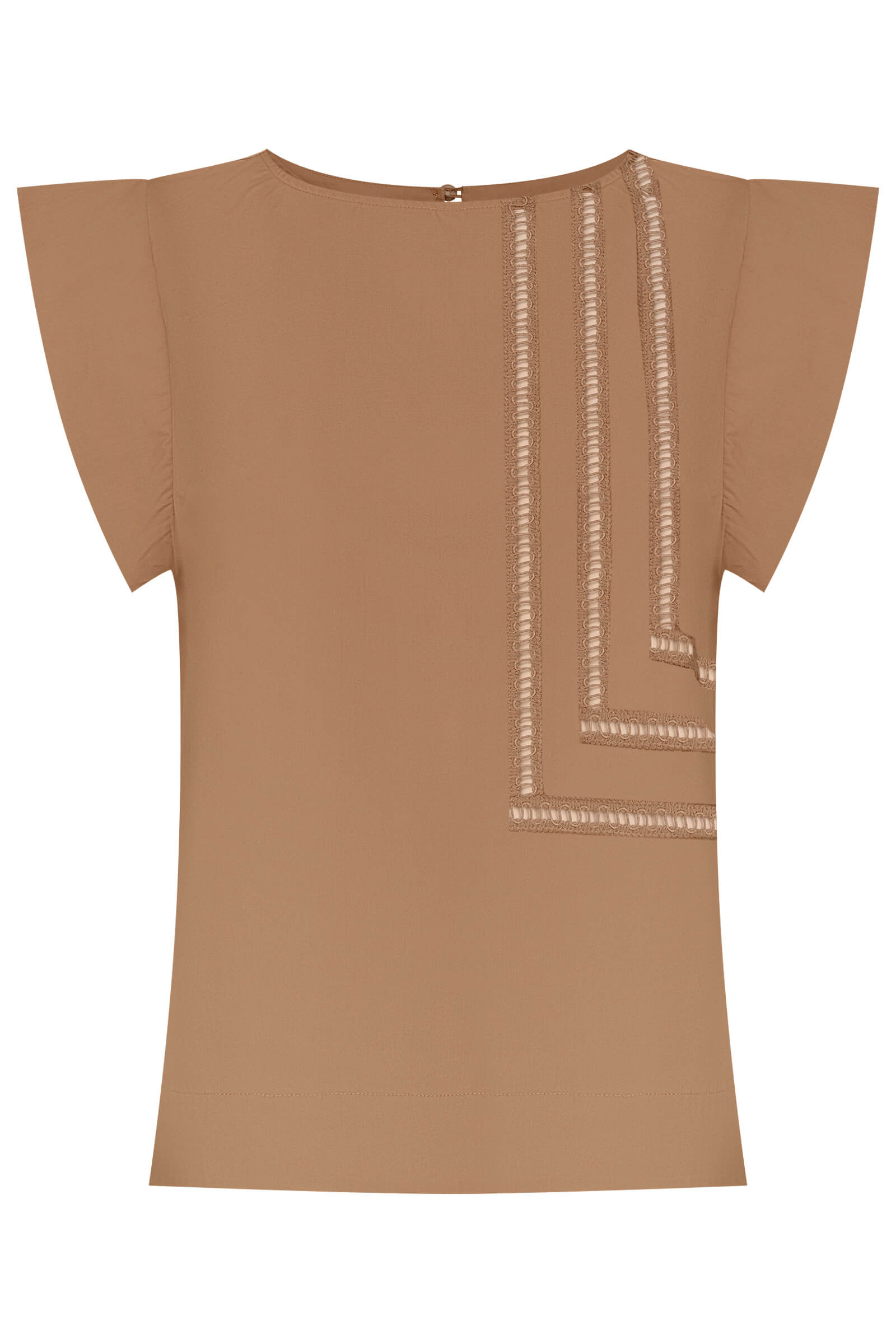 Блузка из хлопка с абстрактным узором Бренд Milva Mi