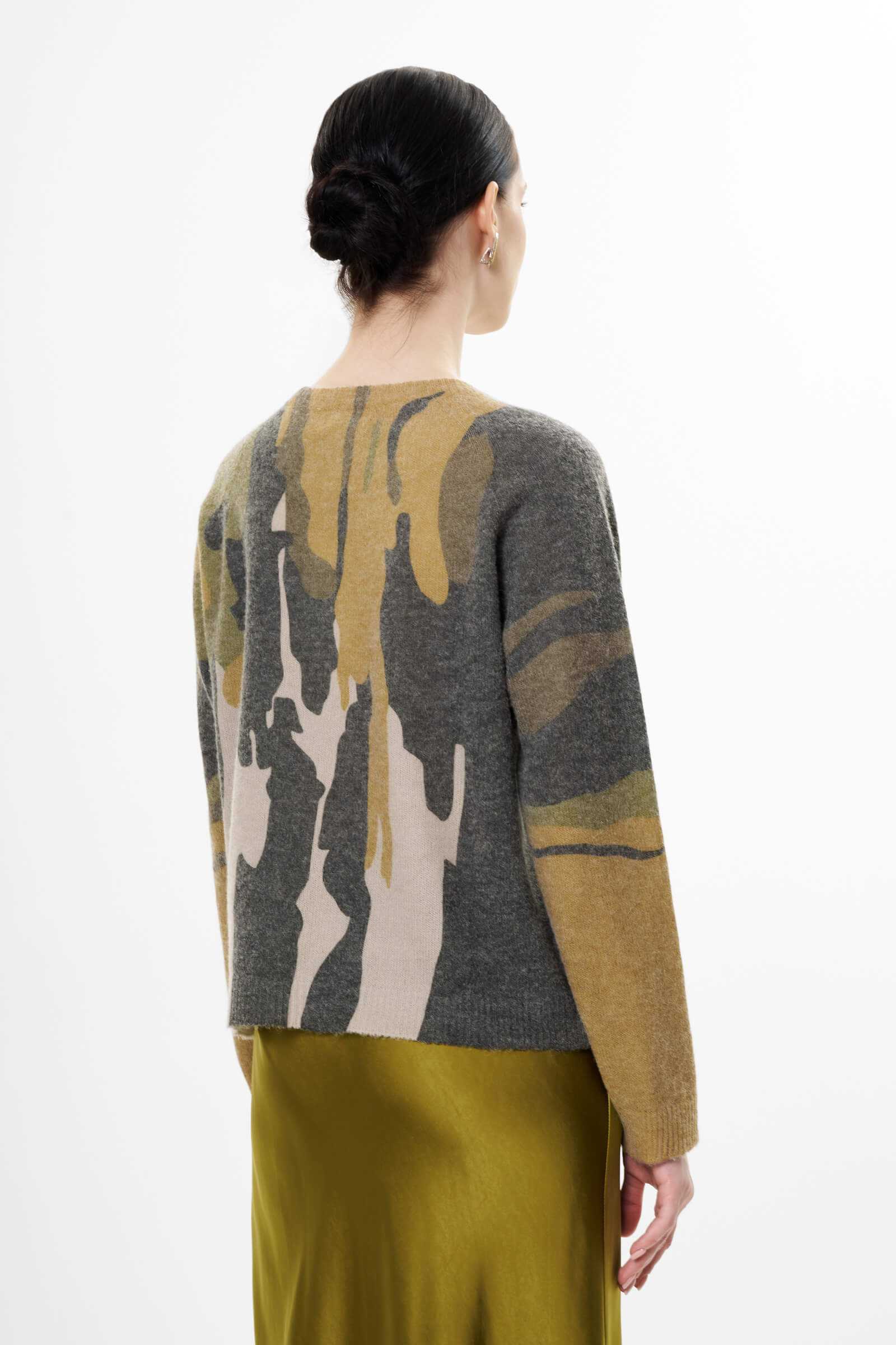 Джемпер с принтом Бренд Diana Gallesi