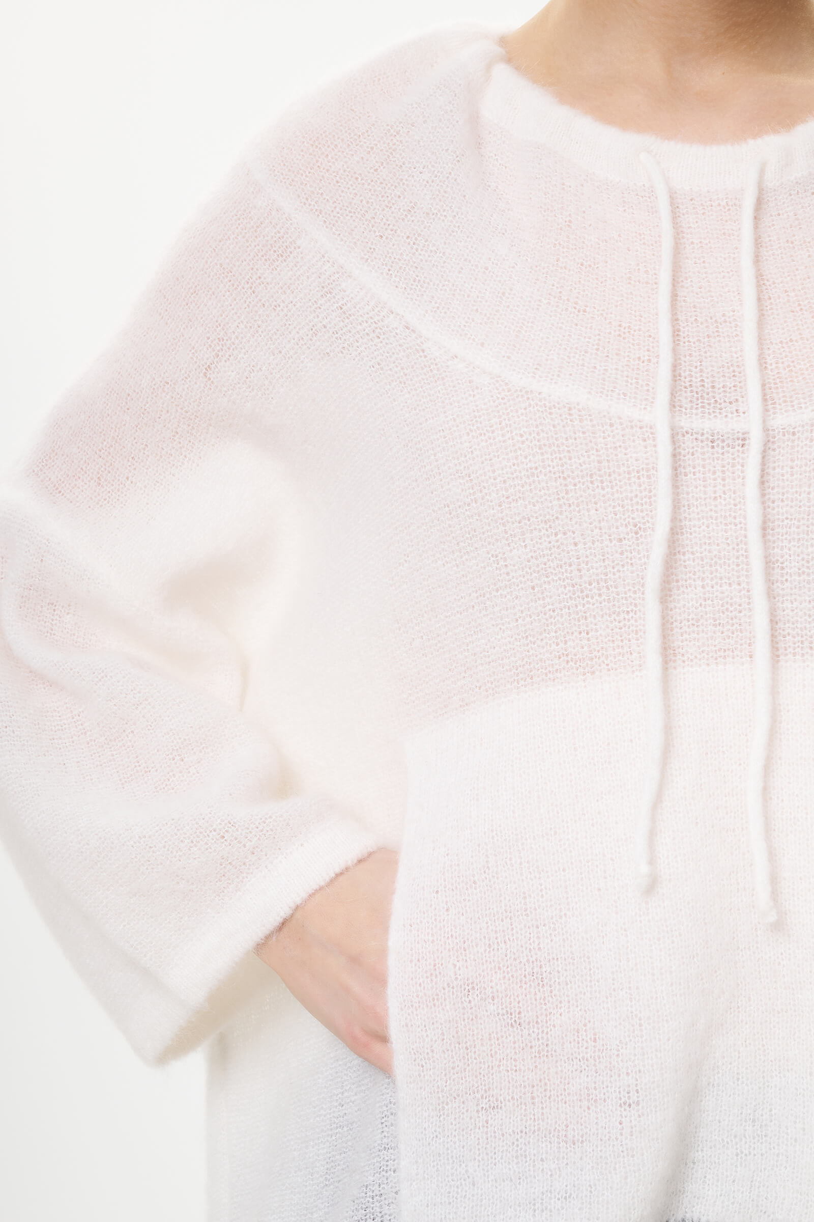 Джемпер из шерсти и мохера Бренд Sarah Pacini