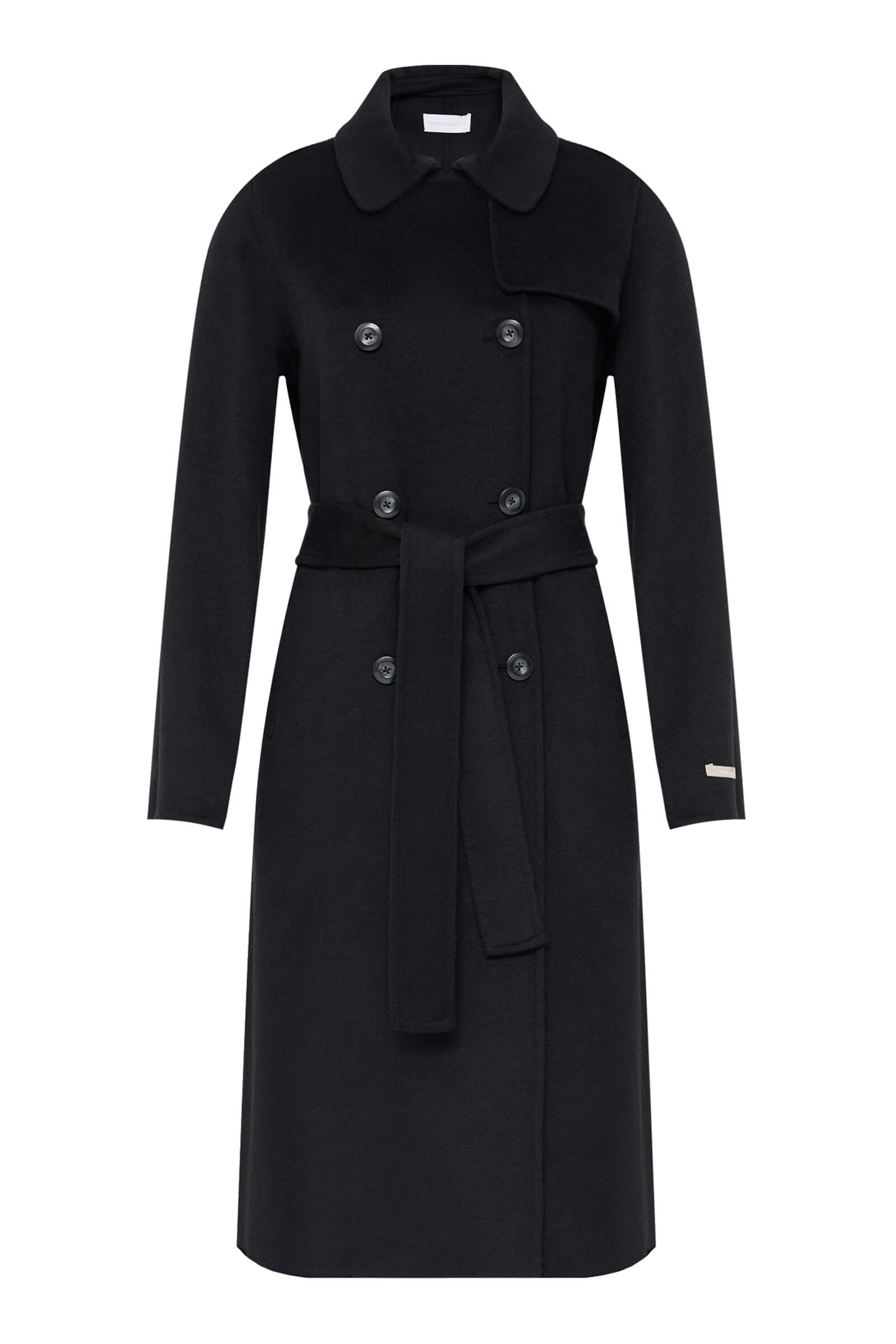 Двубортное пальто длины миди Бренд Diana Gallesi