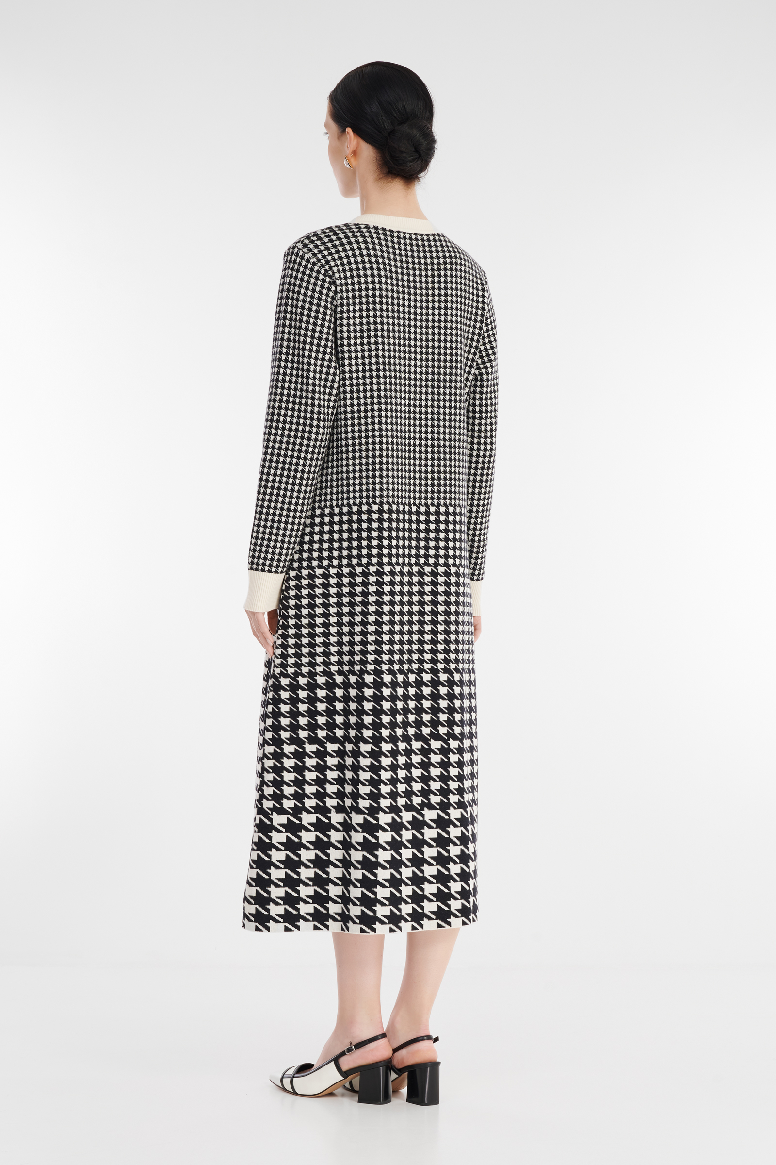 Трикотажное платье с принтом Бренд Daniela Drei