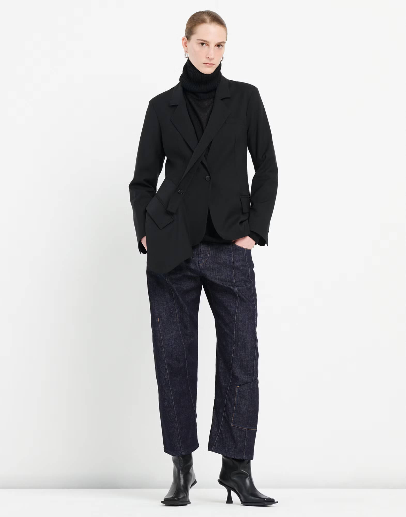 Асимметричная водолазка Бренд High