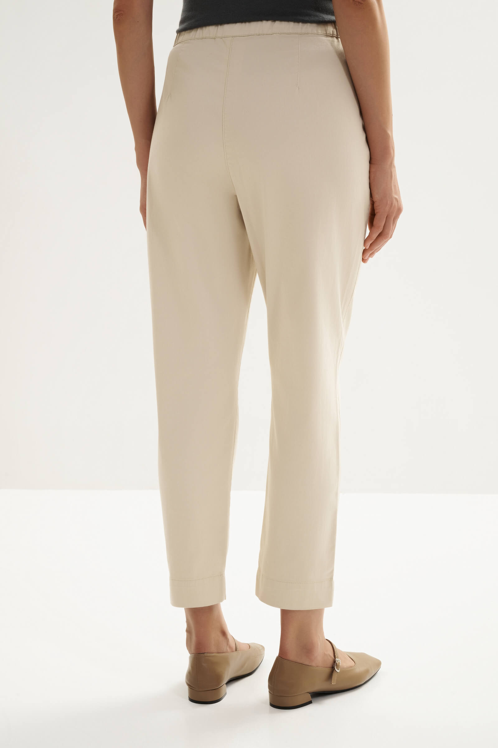 Зауженные хлопковые брюки на завязках Бренд MM