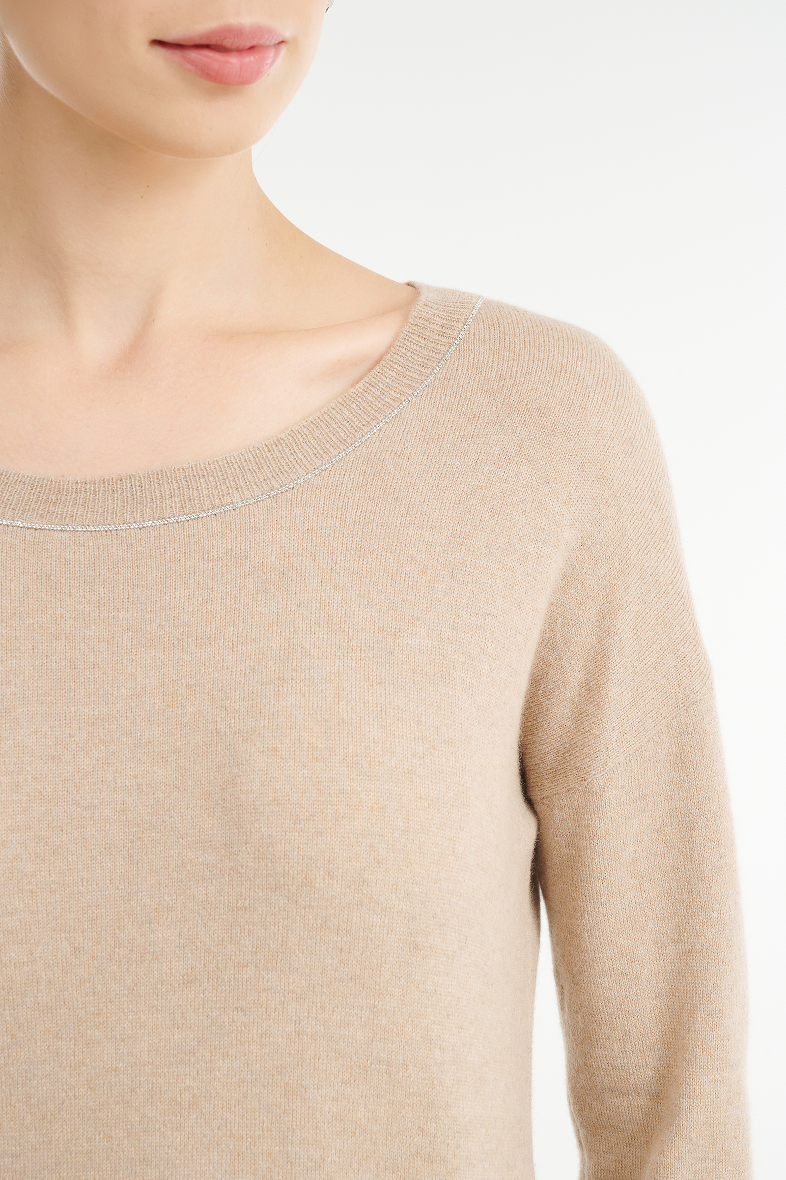 Удлиненный джемпер с боковыми разрезами Бренд Rocco Ragni