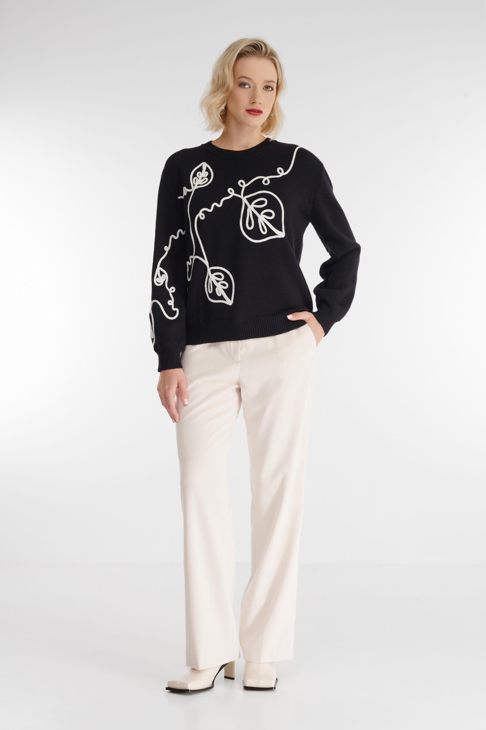 Джемпер с узором Бренд Diana Gallesi