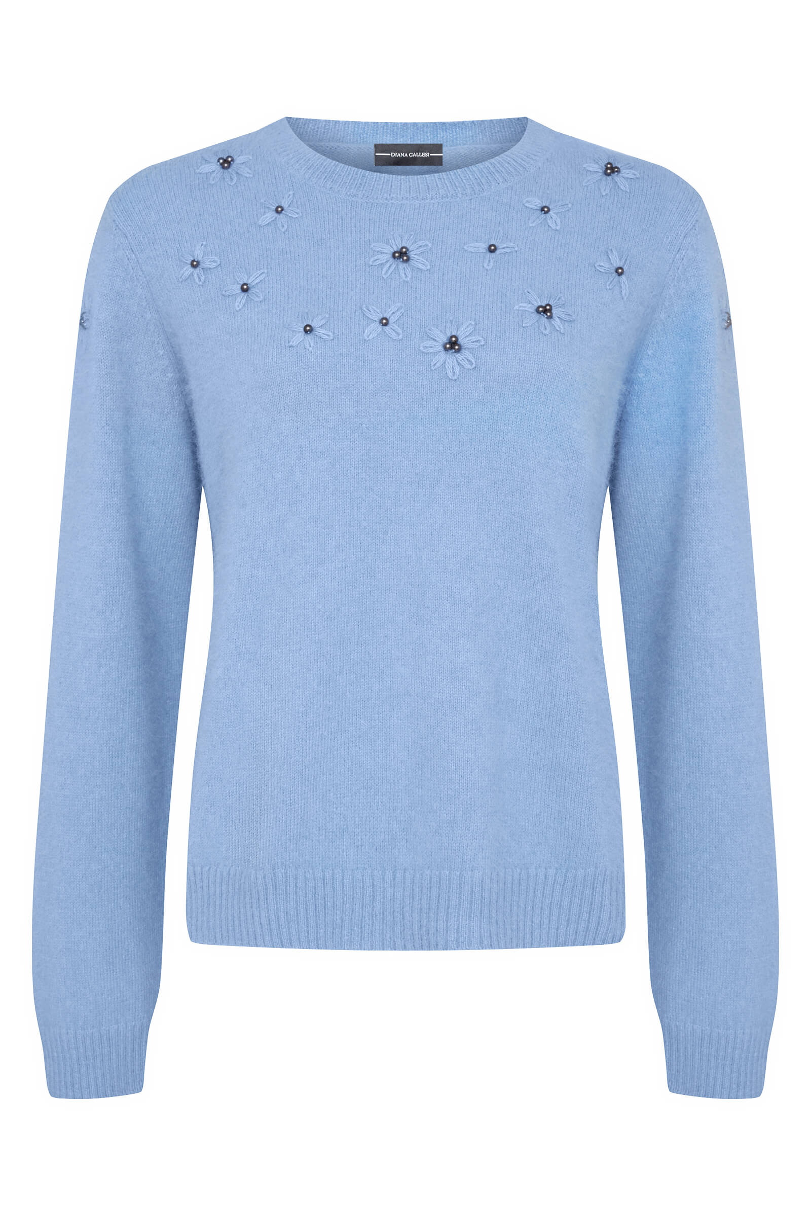 Джемпер с цветочной вышивкой Бренд Diana Gallesi