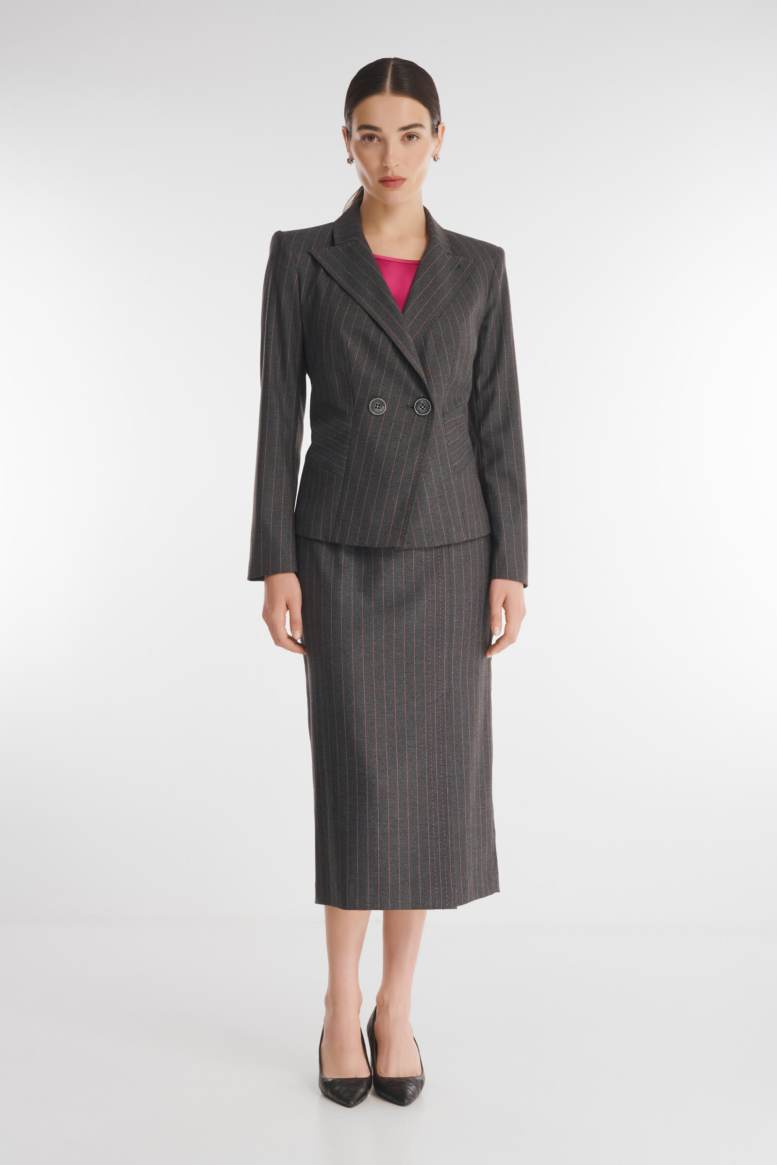 Топ из струящейся поливискозы Бренд Caterina Leman