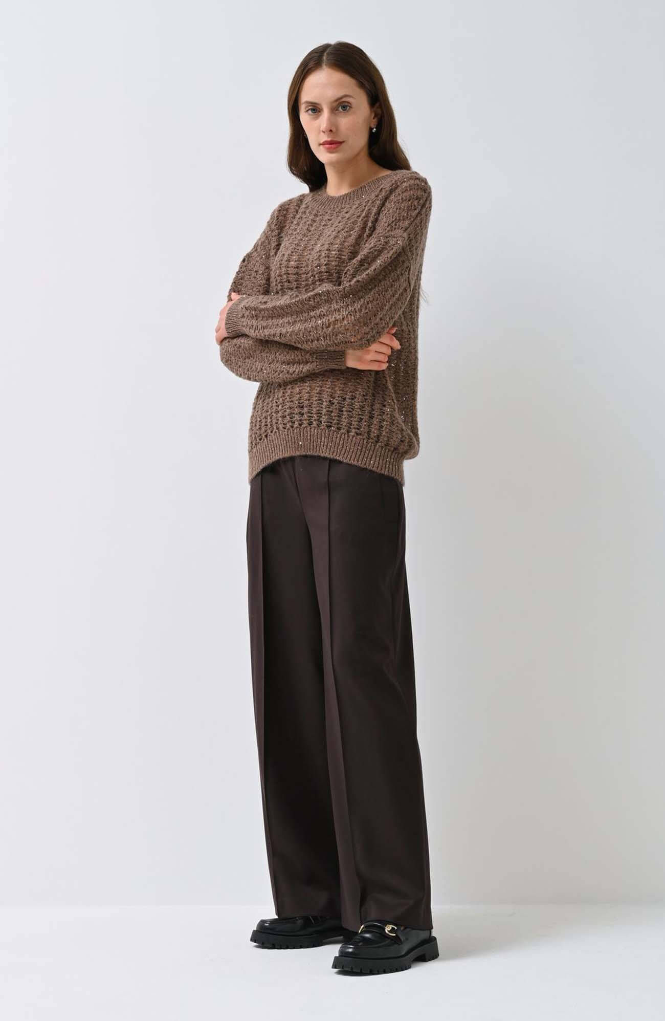 Полупрозрачный джемпер Бренд Rocco Ragni