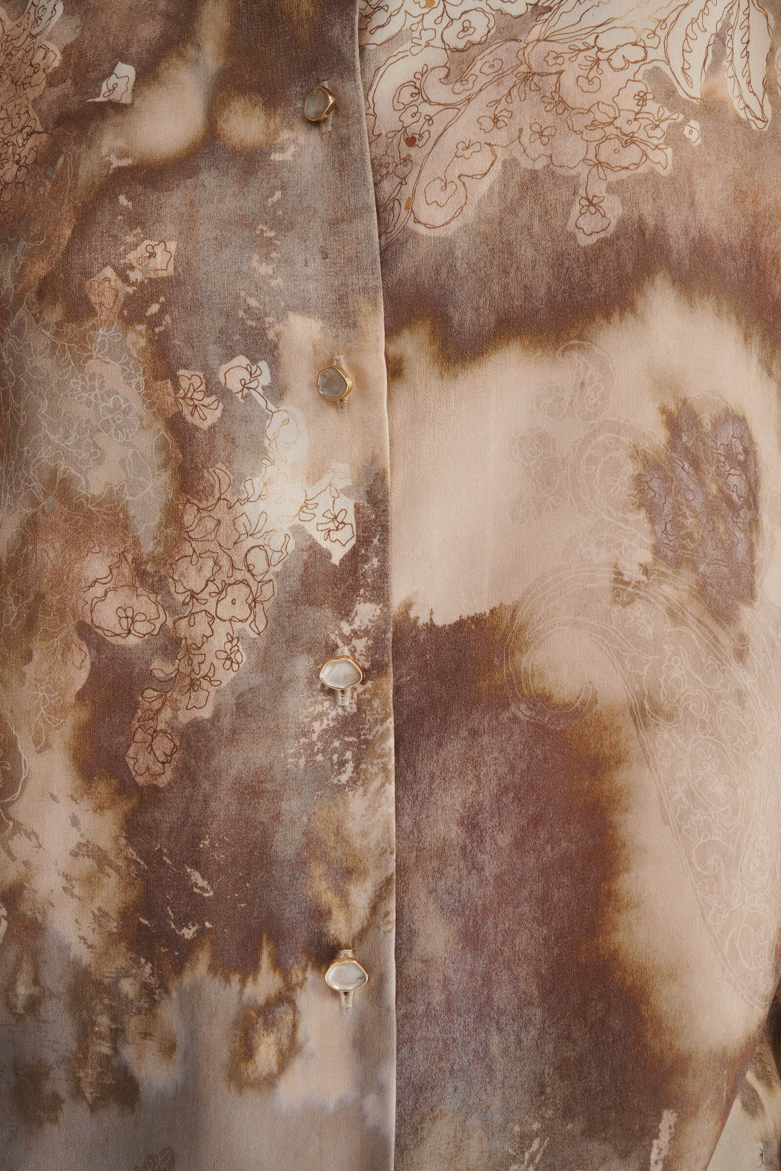 Рубашка с абстрактным принтом Бренд Caterina Leman