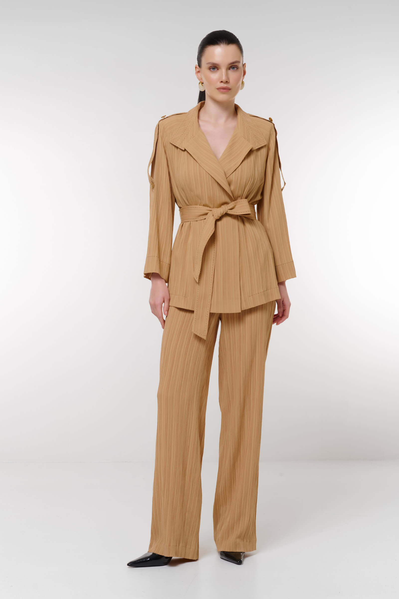 Жакет из фактурного материала Бренд Caterina Leman