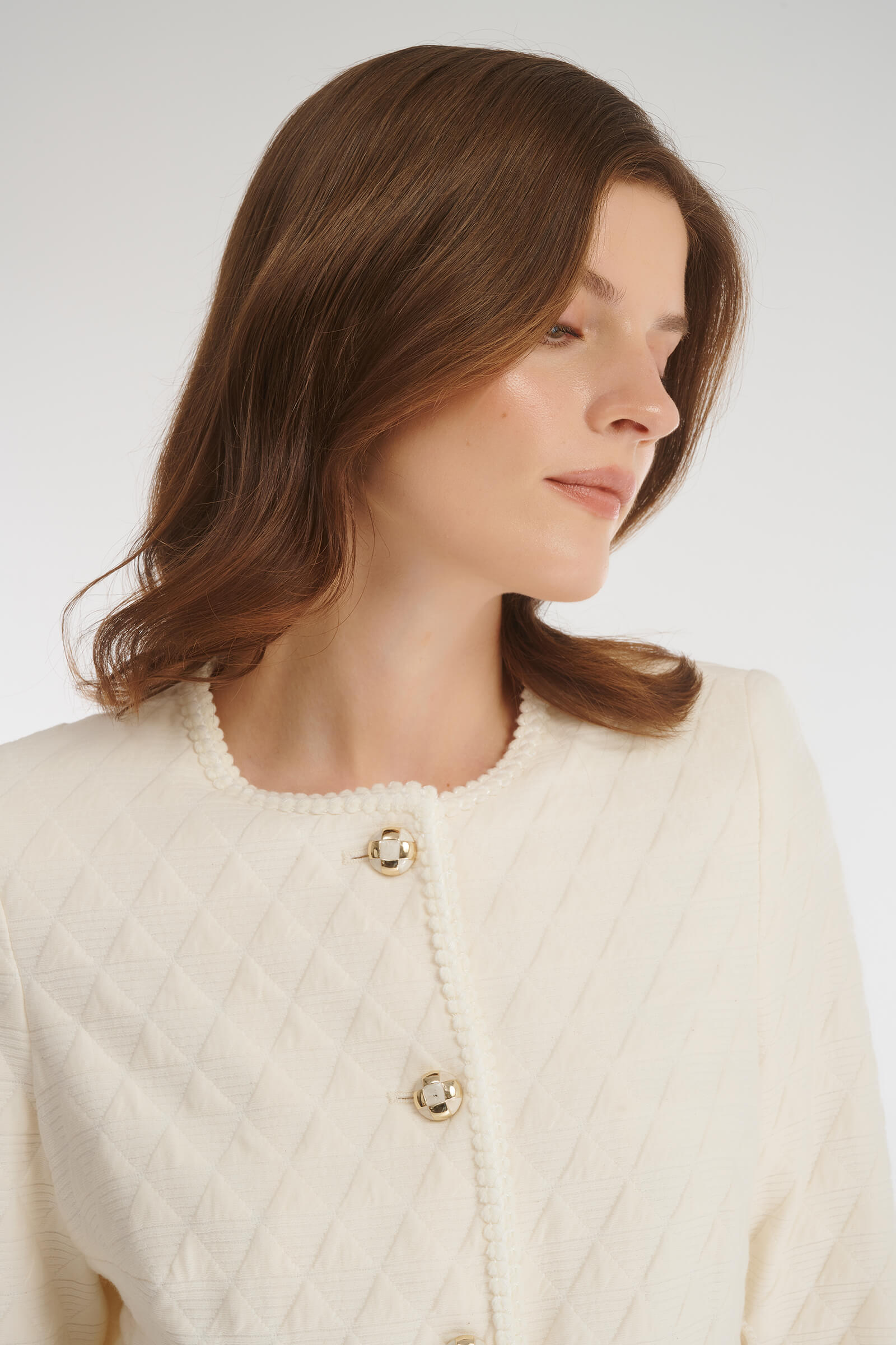 Фактурный жакет из смесового хлопка Бренд Caterina Leman