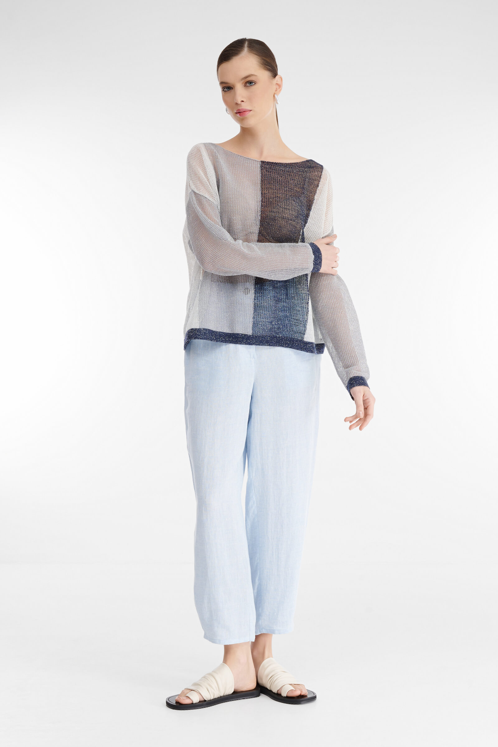 Джемпер из тонкого трикотажа Бренд Sarah Pacini