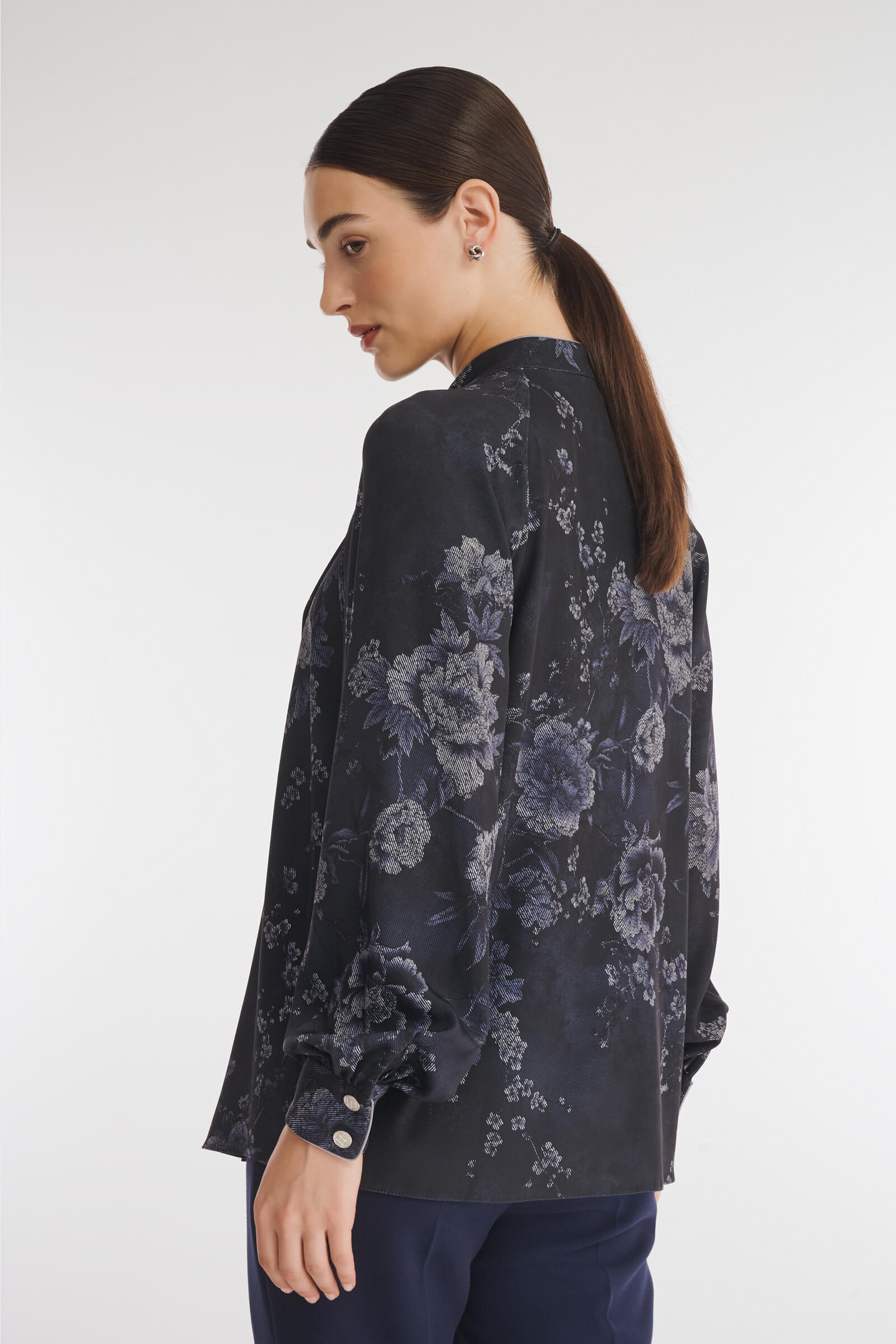 Рубашка с цветочным принтом Бренд Caterina Leman