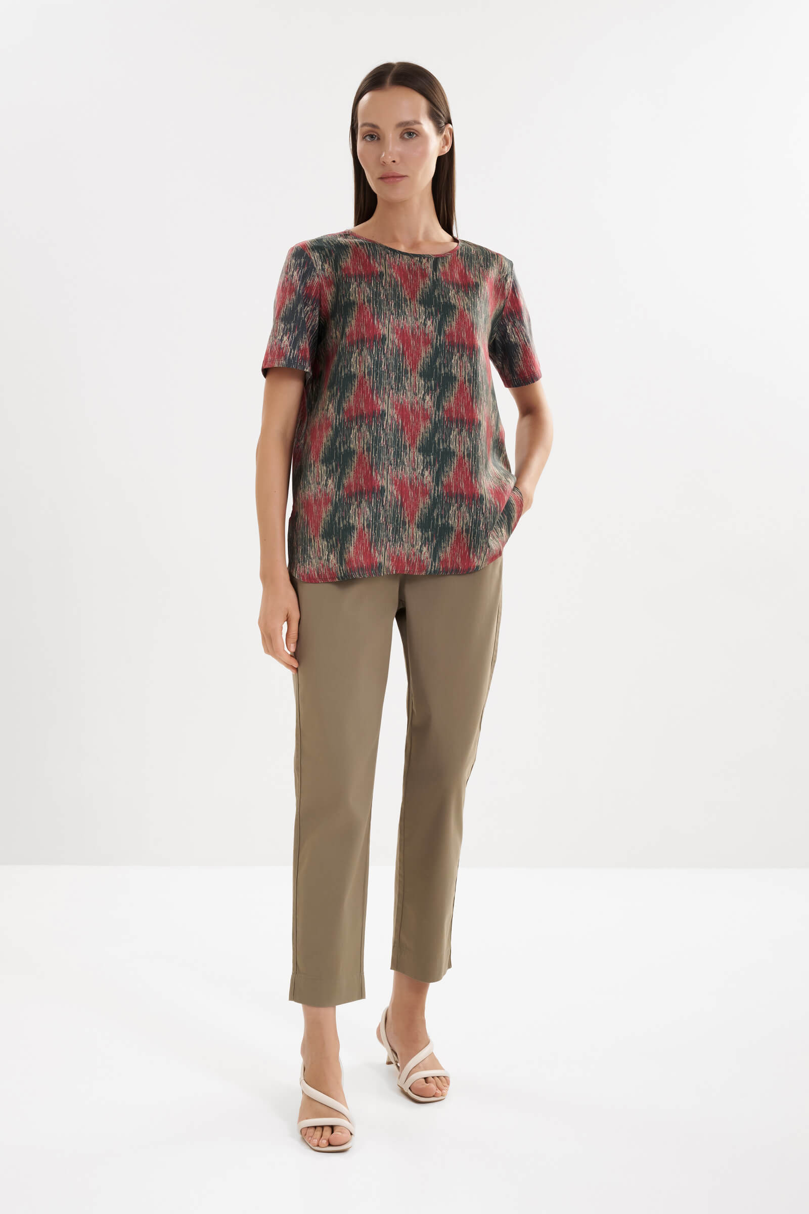 Хлопковая блузка Бренд MM