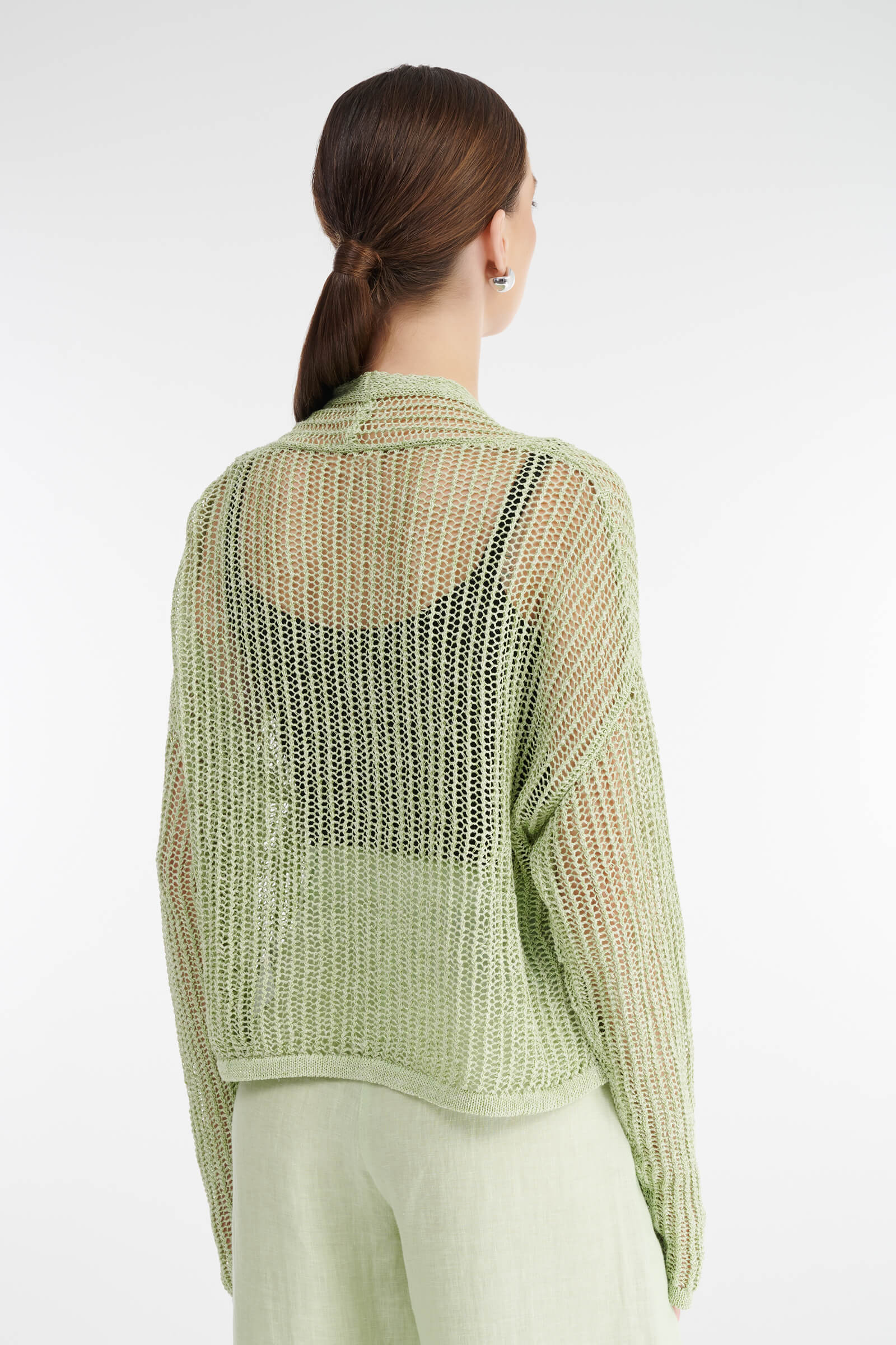 Тонкий вязаный кардиган Бренд Sarah Pacini