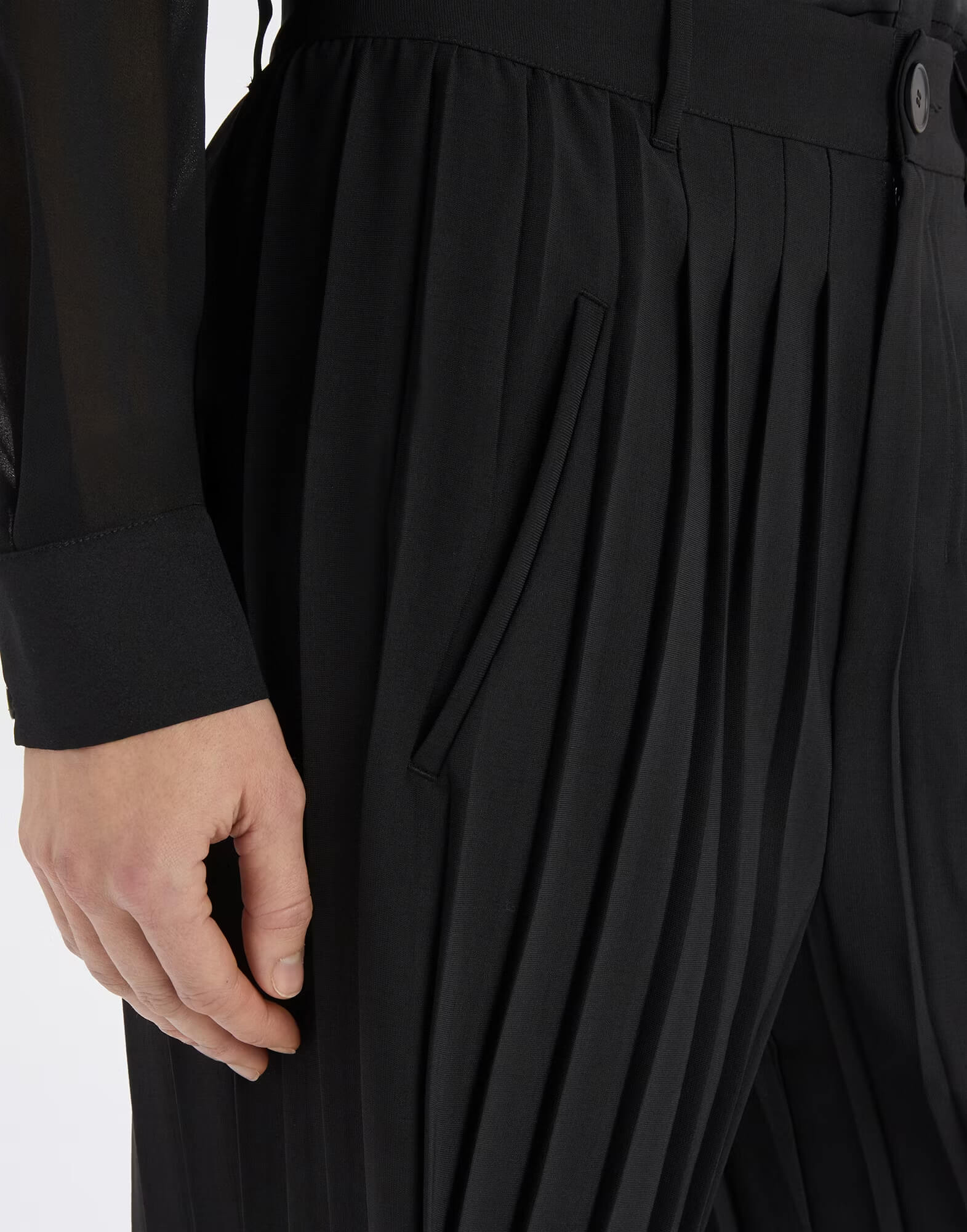 Брюки плиссированные Бренд High