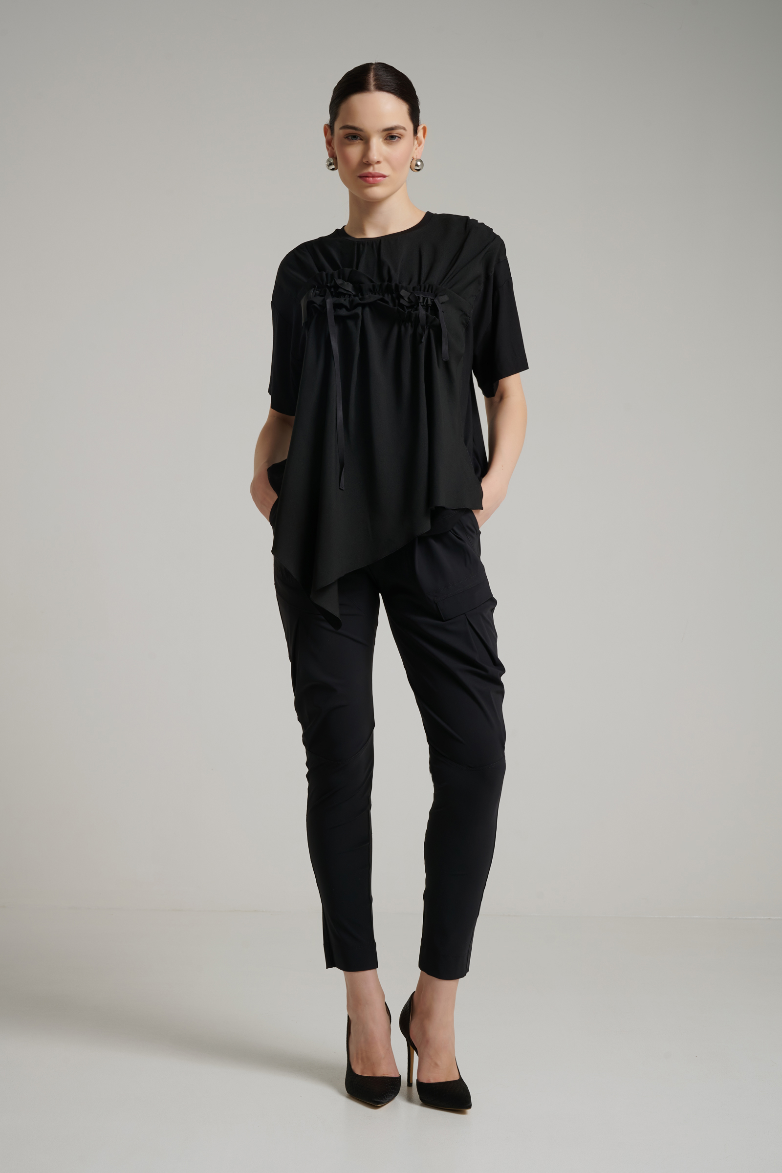 Футболка с оборками Бренд High