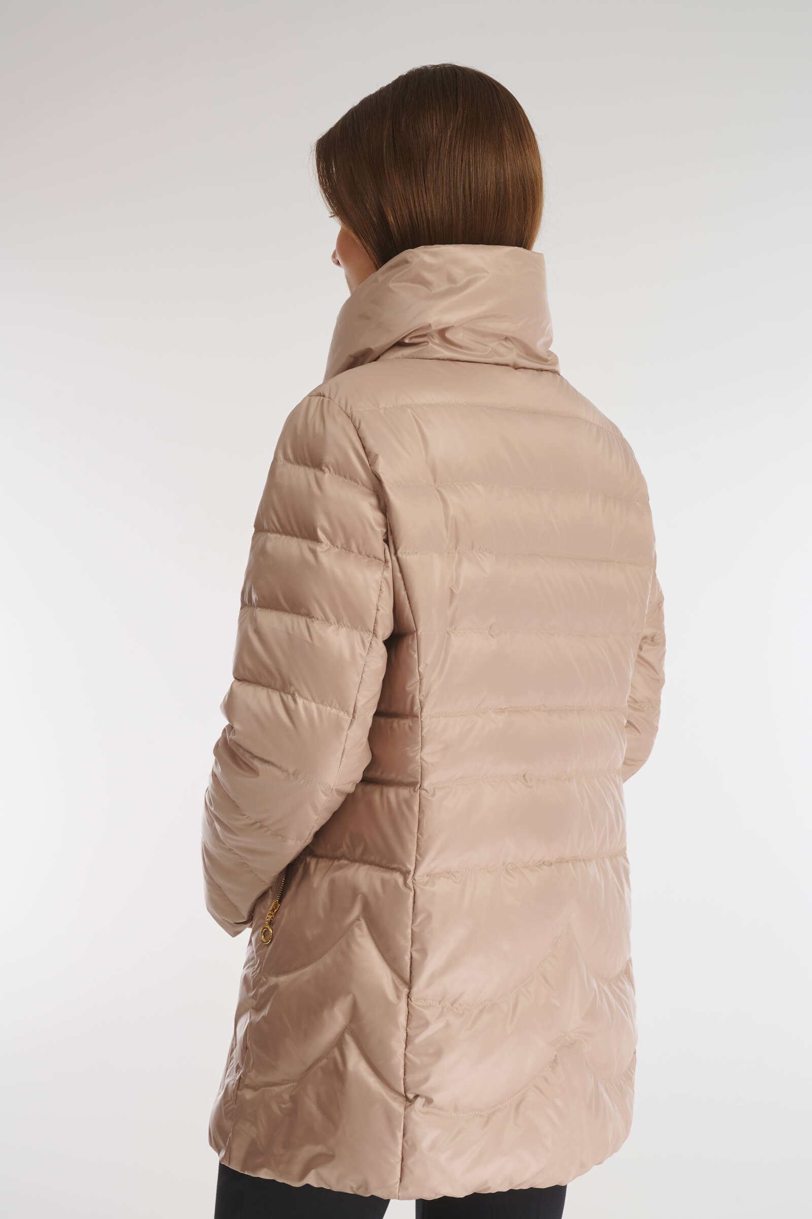 Стеганое пальто с натуральным пухом Бренд Caterina Leman