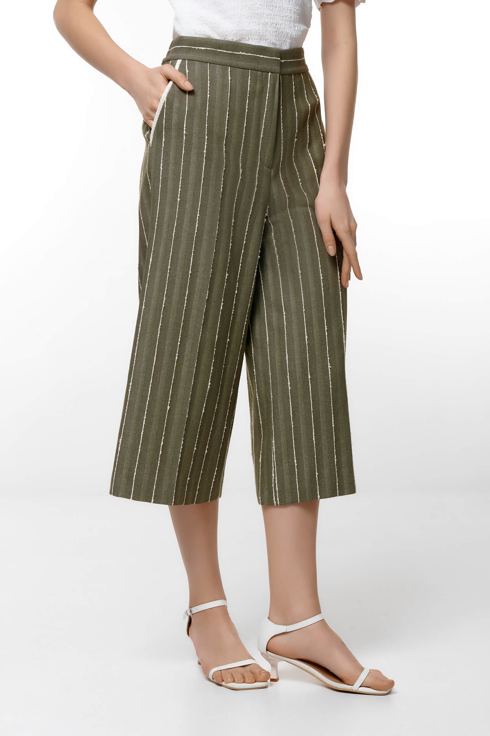 Широкие брюки-кюлоты Бренд Caterina Leman