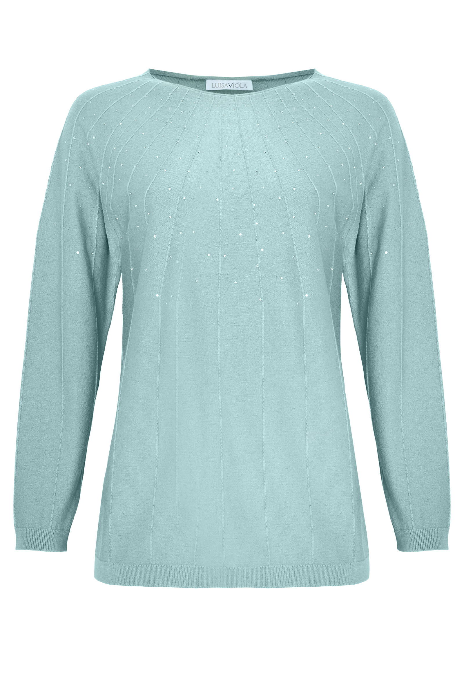 Джемпер со стразами Бренд Luisa Viola