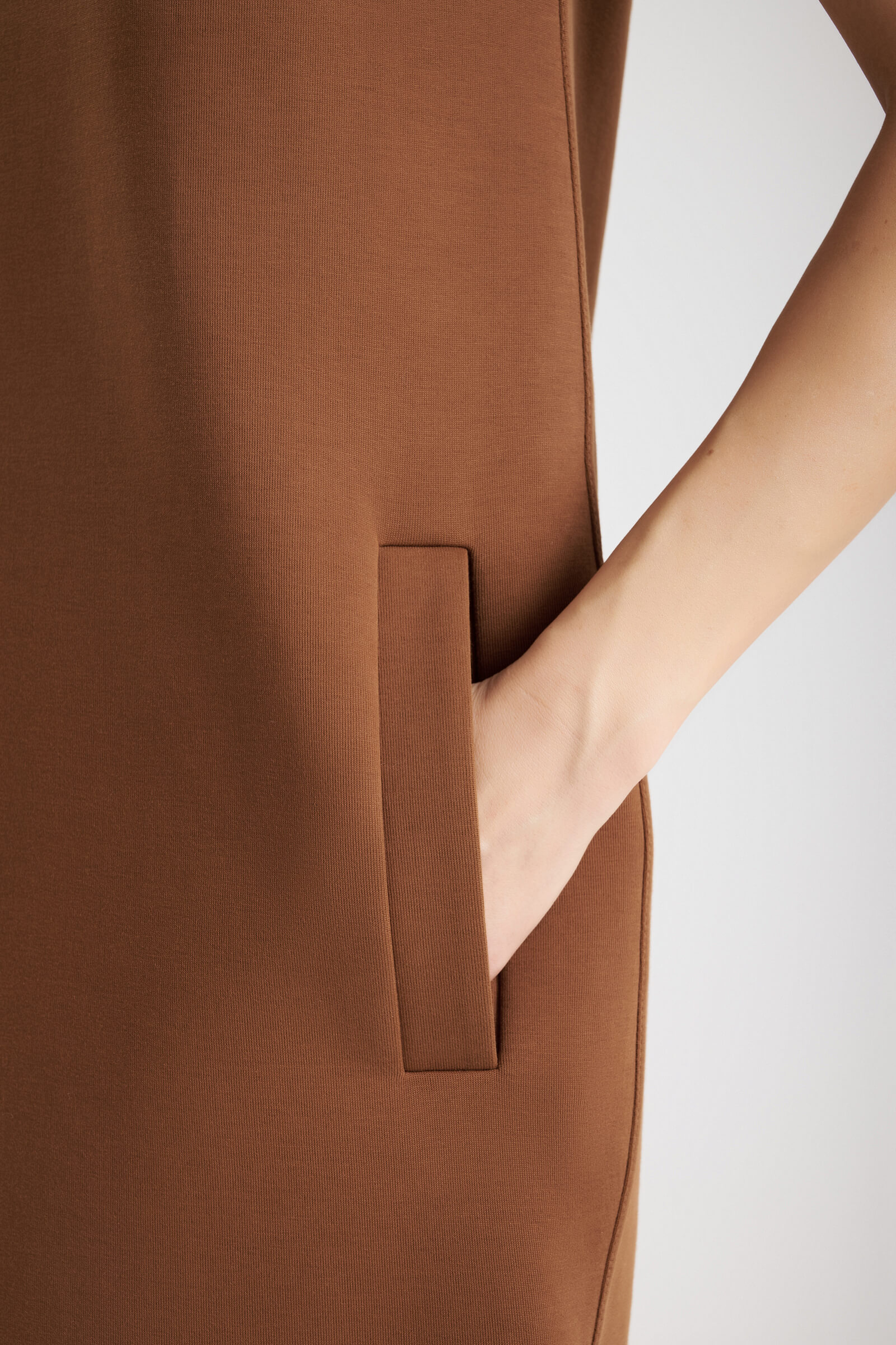 Платье-баллон из смесового хлопка Бренд MM