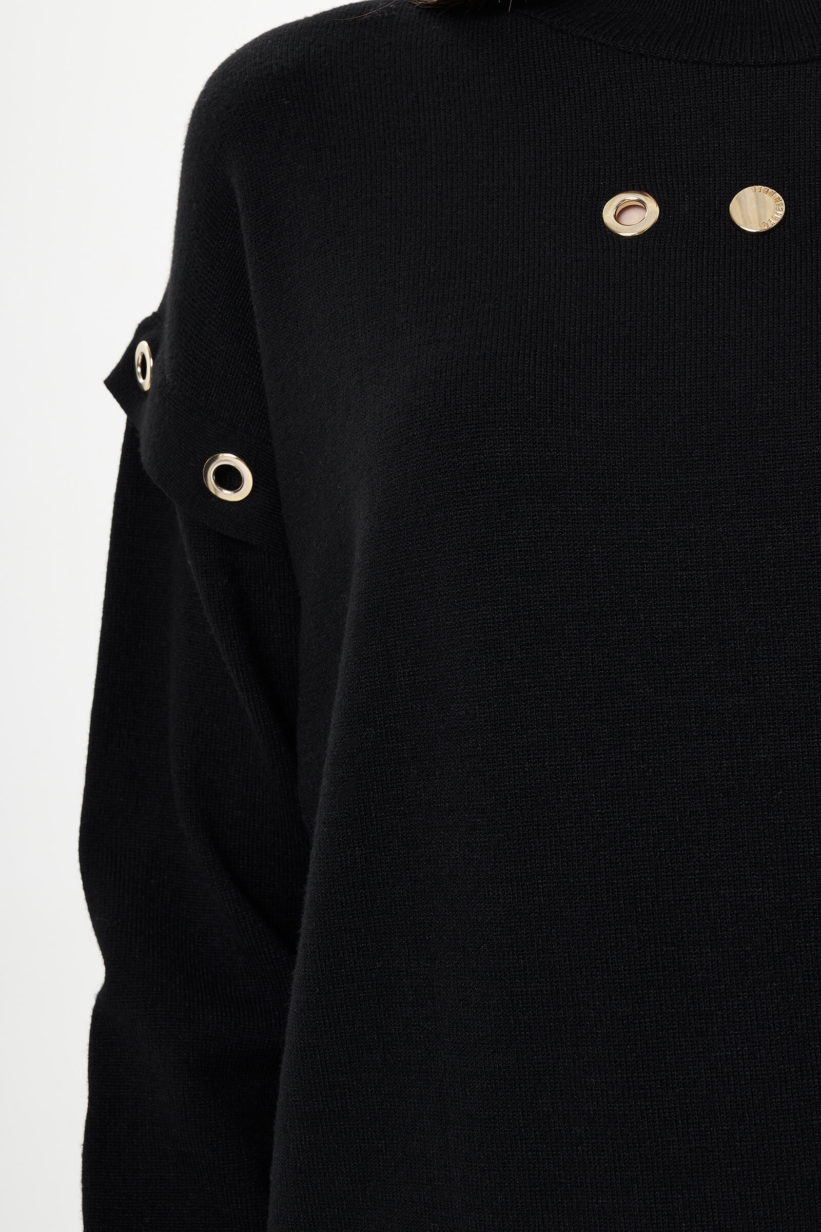 Водолазка с декоративной фурнитурой Бренд Daniela Drei