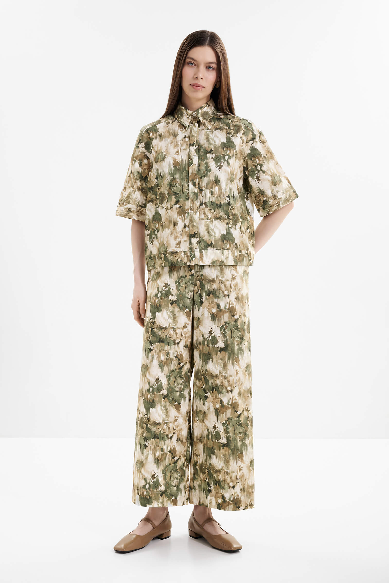 Хлопковая рубашка Бренд MM