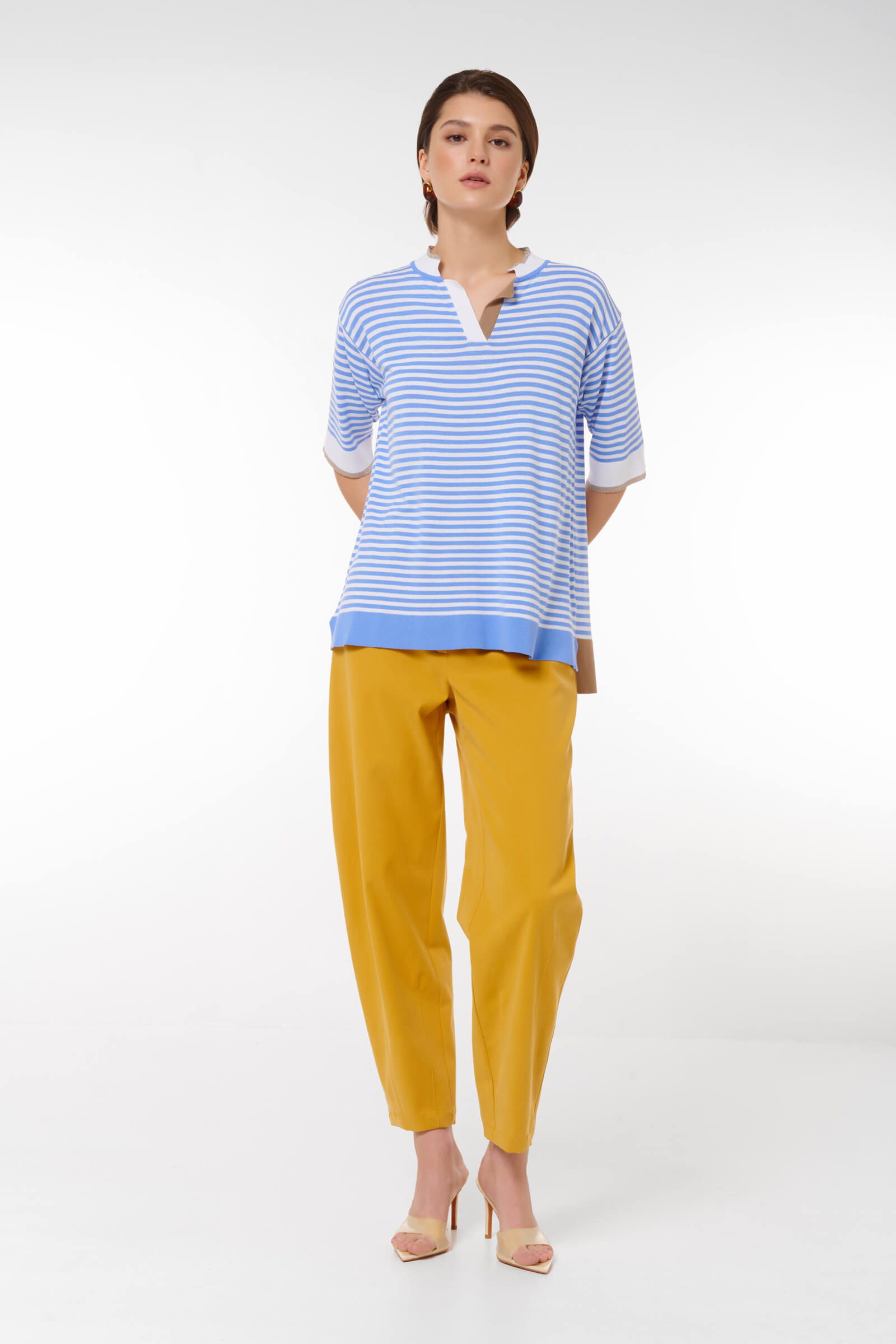 Джемпер в полоску Бренд Caterina Leman