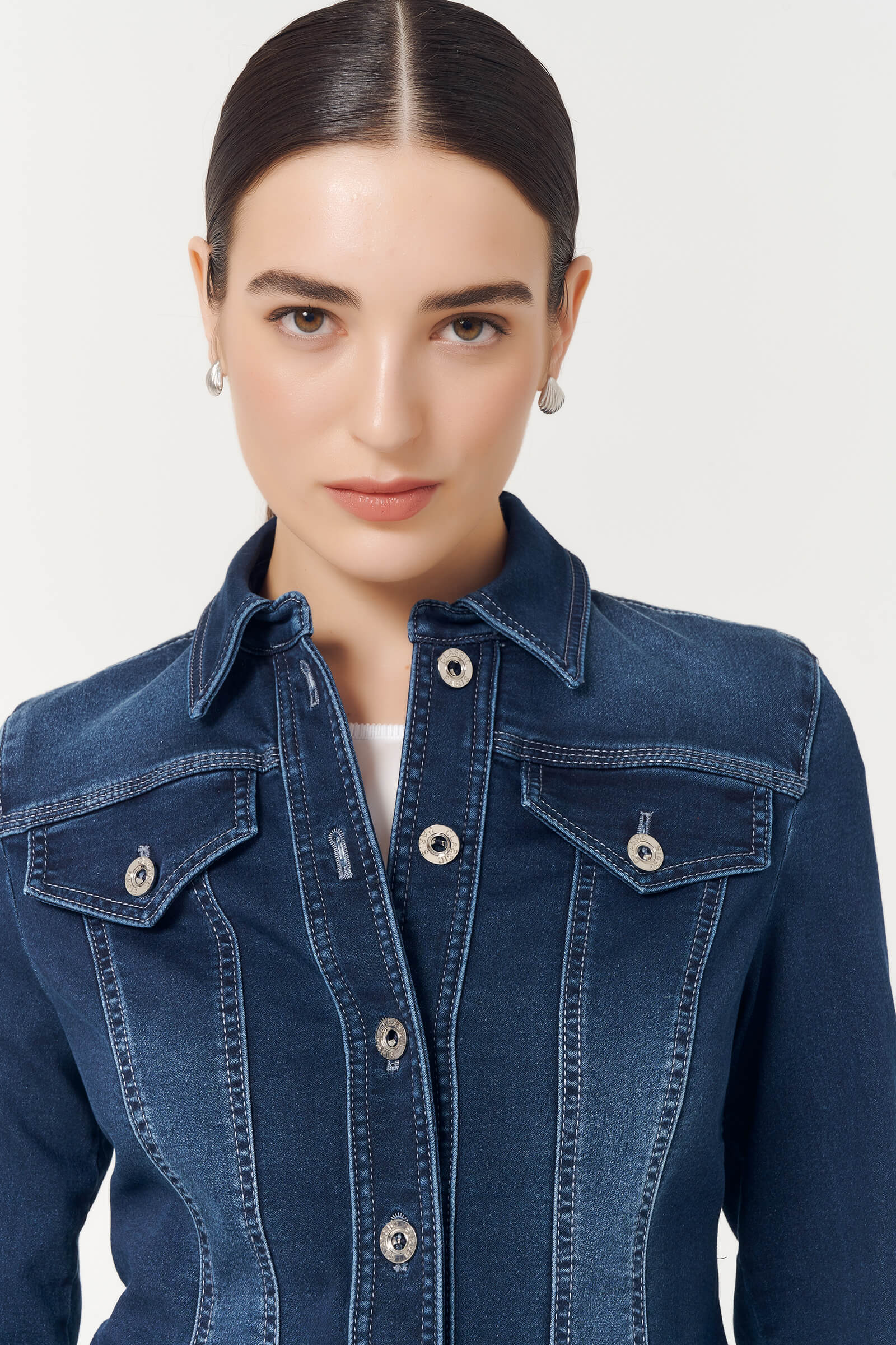 Куртка из денима с потертостями Бренд Caterina Leman